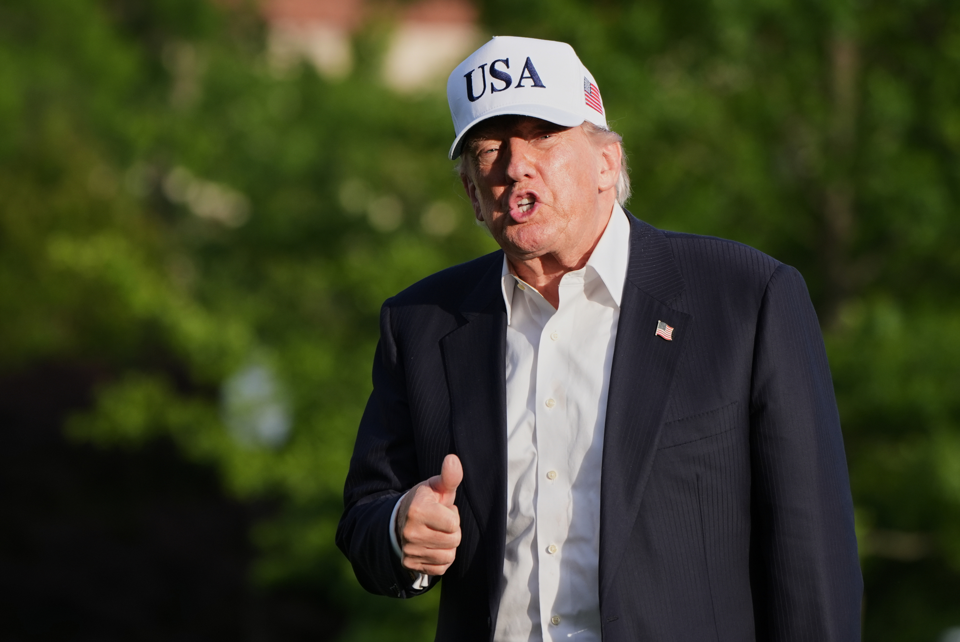 El presidente Donald Trump, en la Casa Blanca.