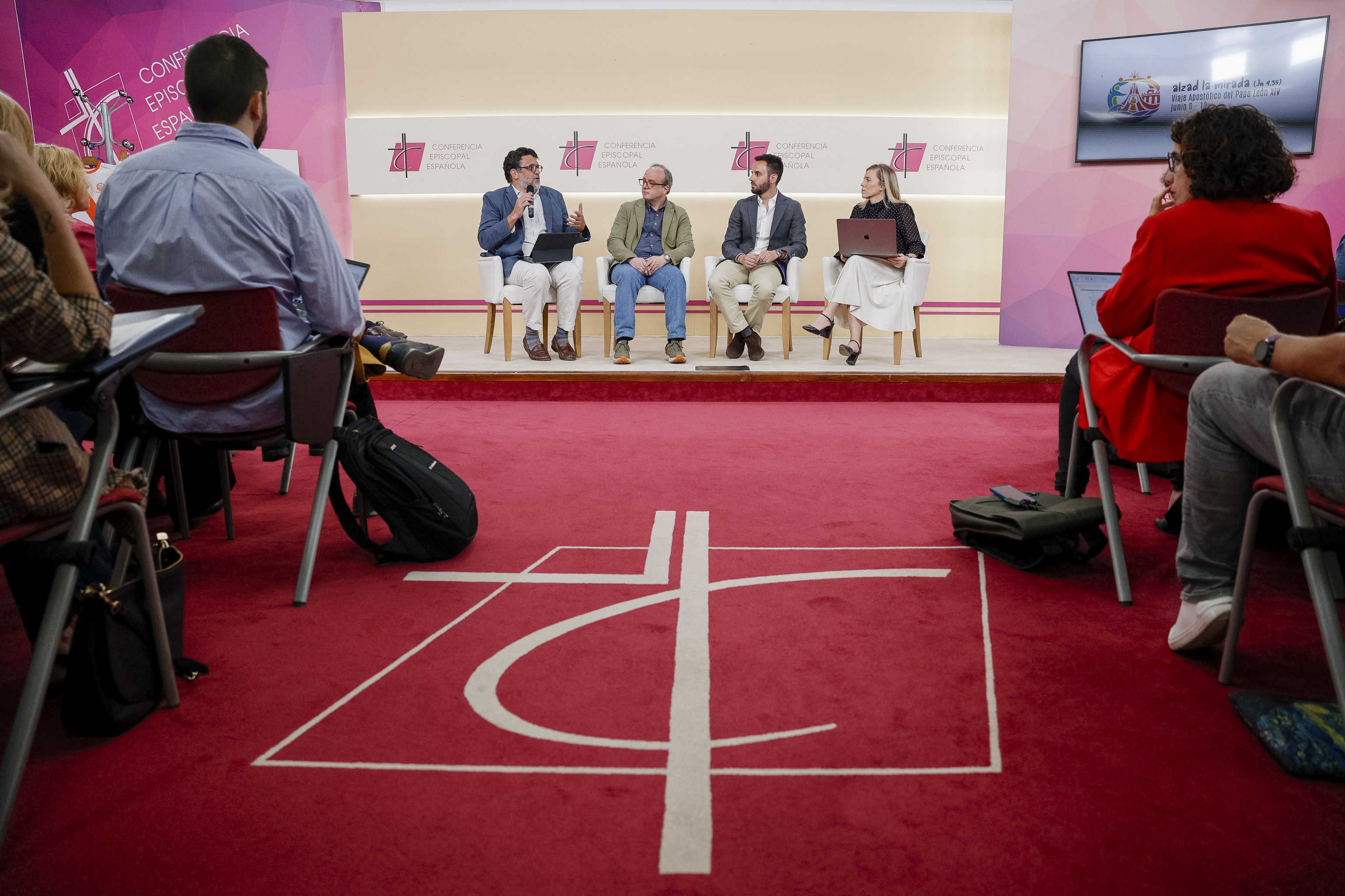 El coordinador nacional de comunicaci�n de la Conferencia Episcopal Espa�ola para el viaje apost�lico a Espa�a de Le�n XIV.