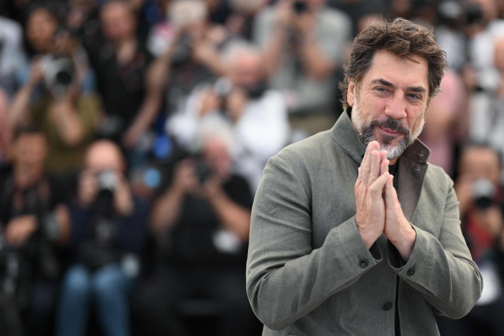 Javier Bardem, durante la presentaci�n de 'El ser querido'.