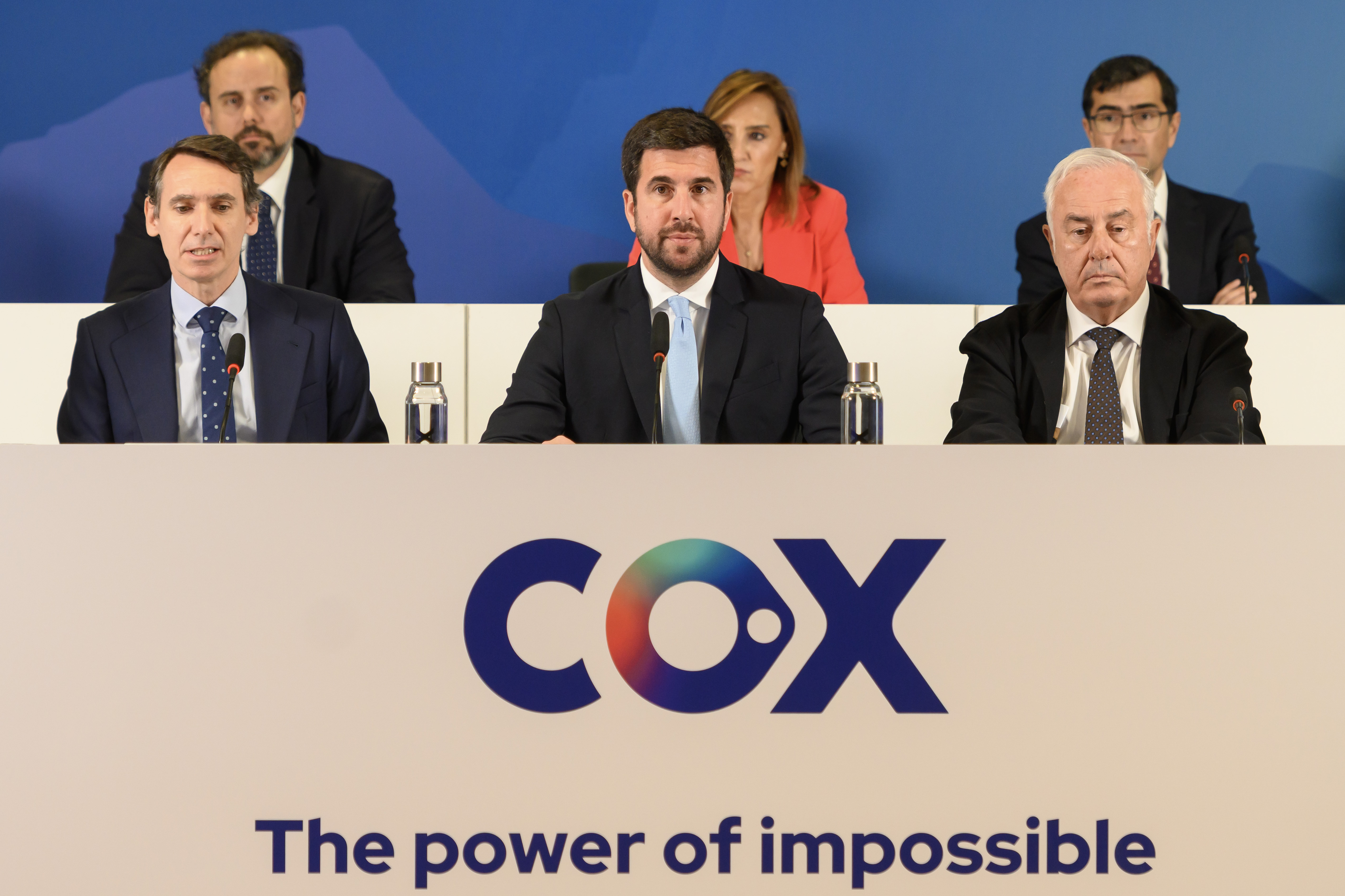 El presidente de Cox, Enrique Riquelme.