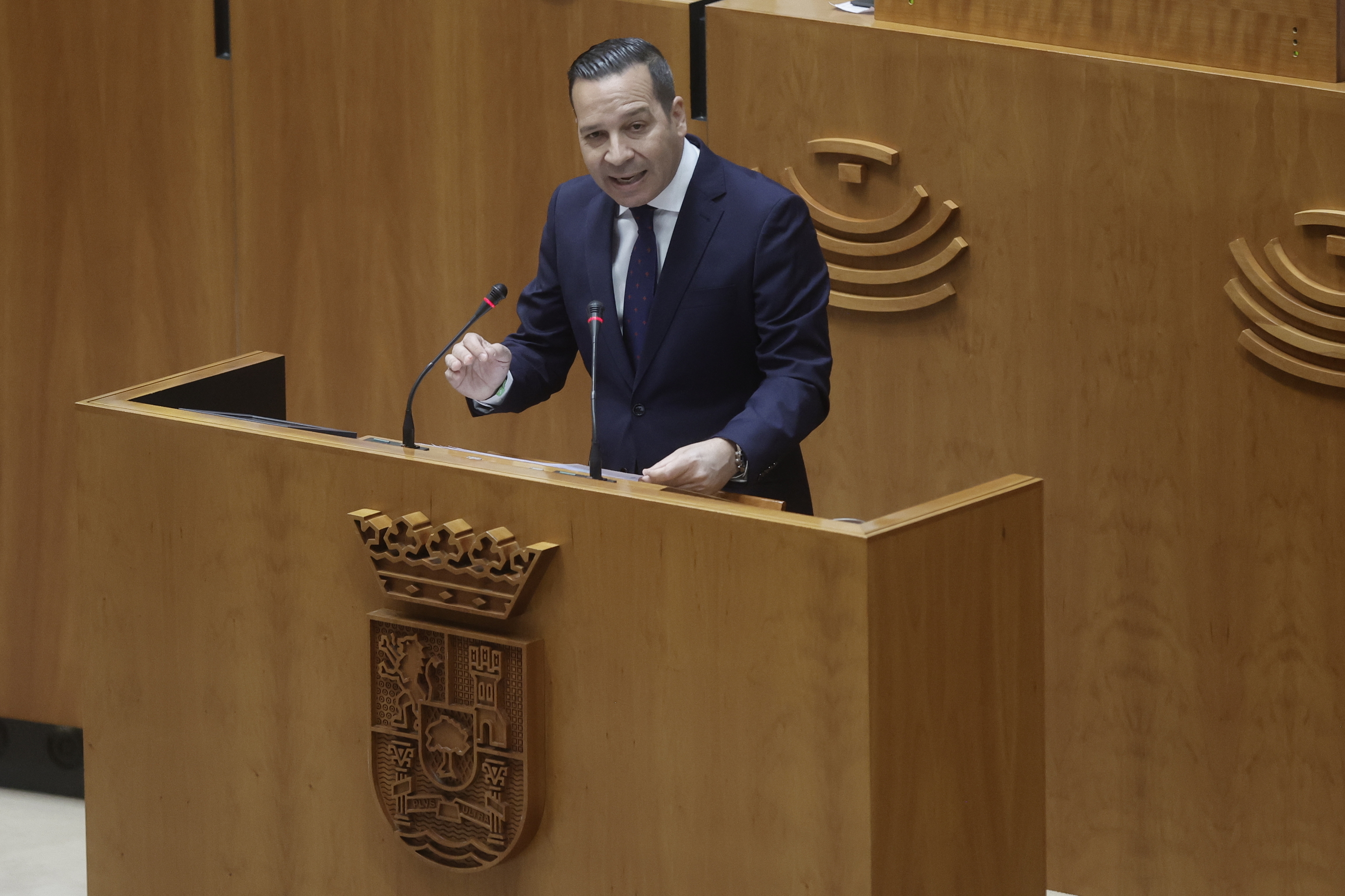 El vicepresidente de la Junta de Extremadura, �scar Fern�ndez Calle