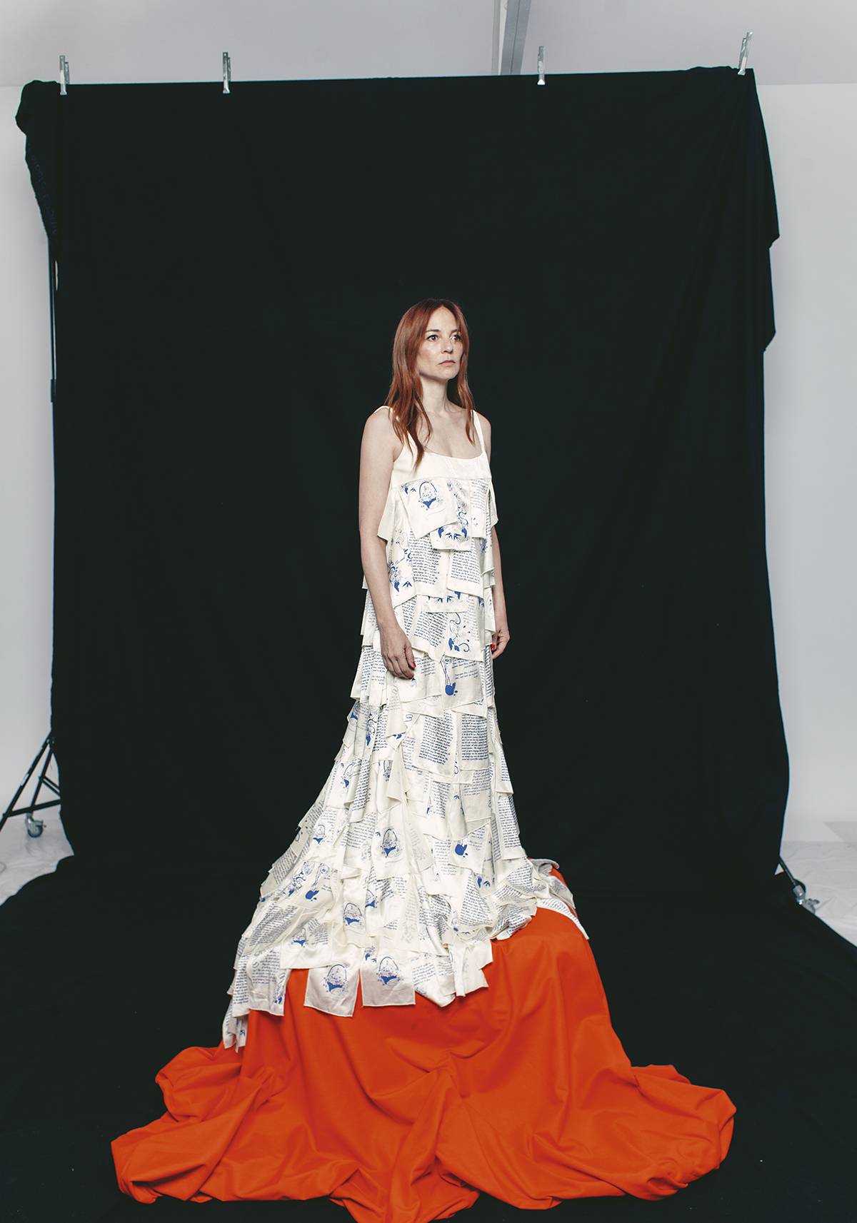 Vestido de Teresa Helbig.