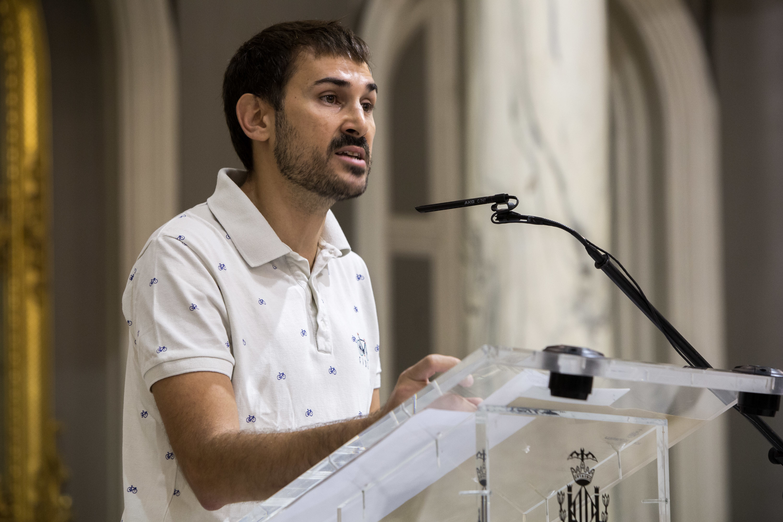 Sergi Campillo, en un acto como vicealcalde la pasada legislatura.