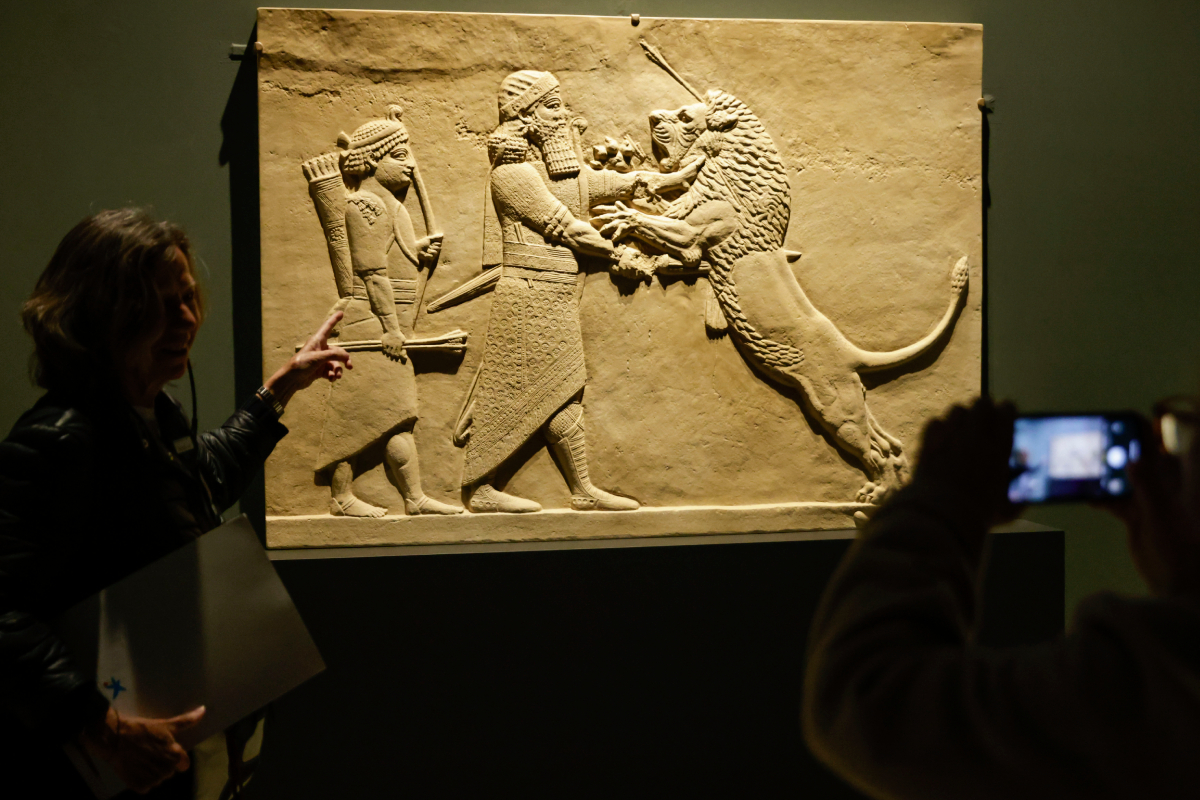 Pieza de la exposición 'Soy Asurbanipal, rey del mundo, rey de Asiria', de la colección del British Museum
