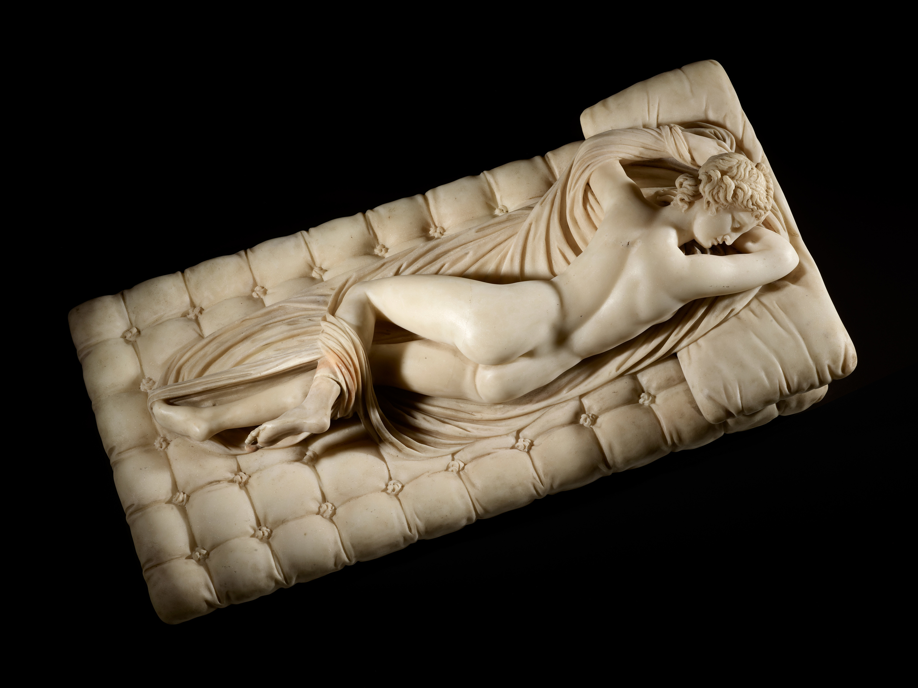 'Hermafrodita dormido', una reproducción de una escultura romana del siglo II.