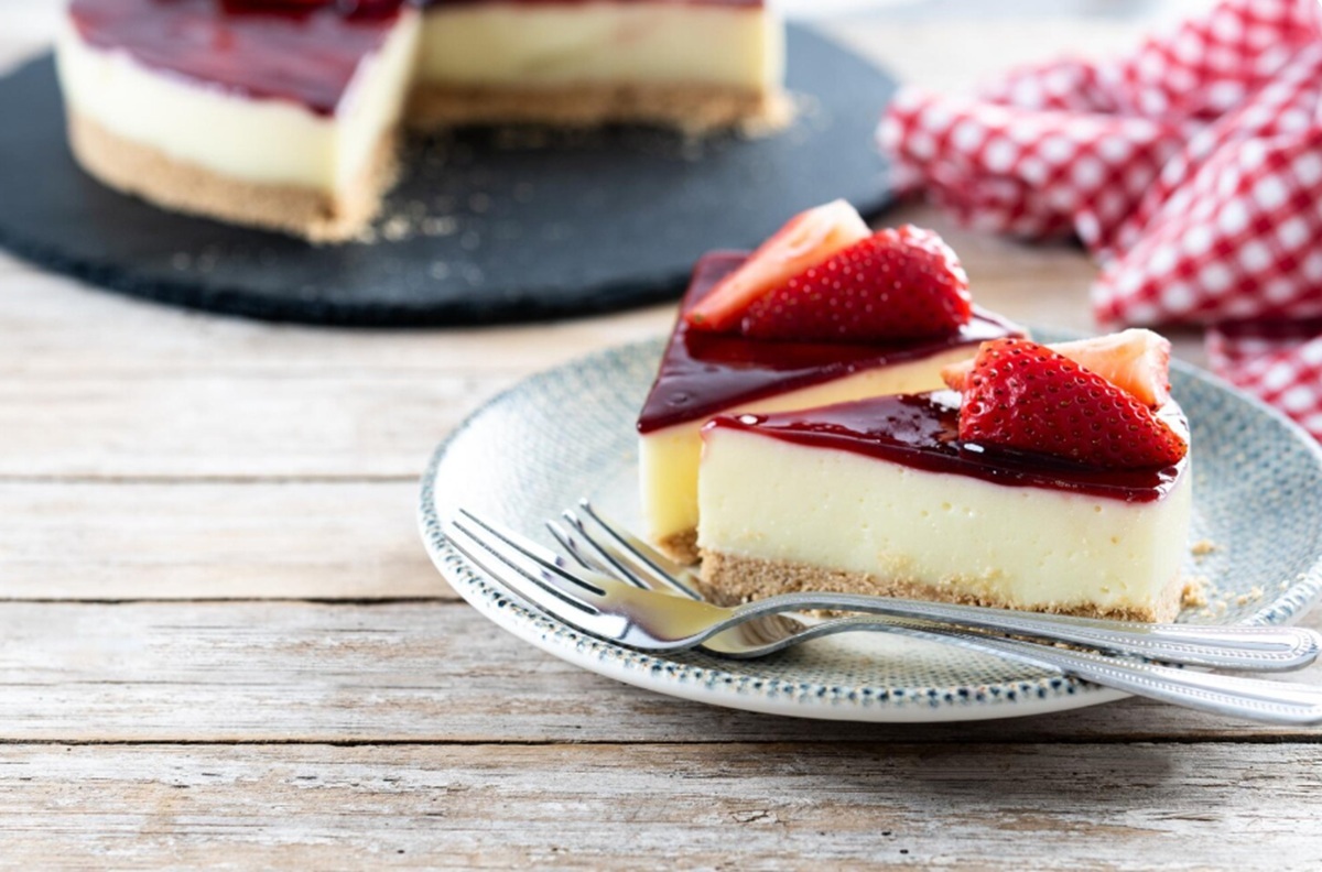 Una tarta de queso