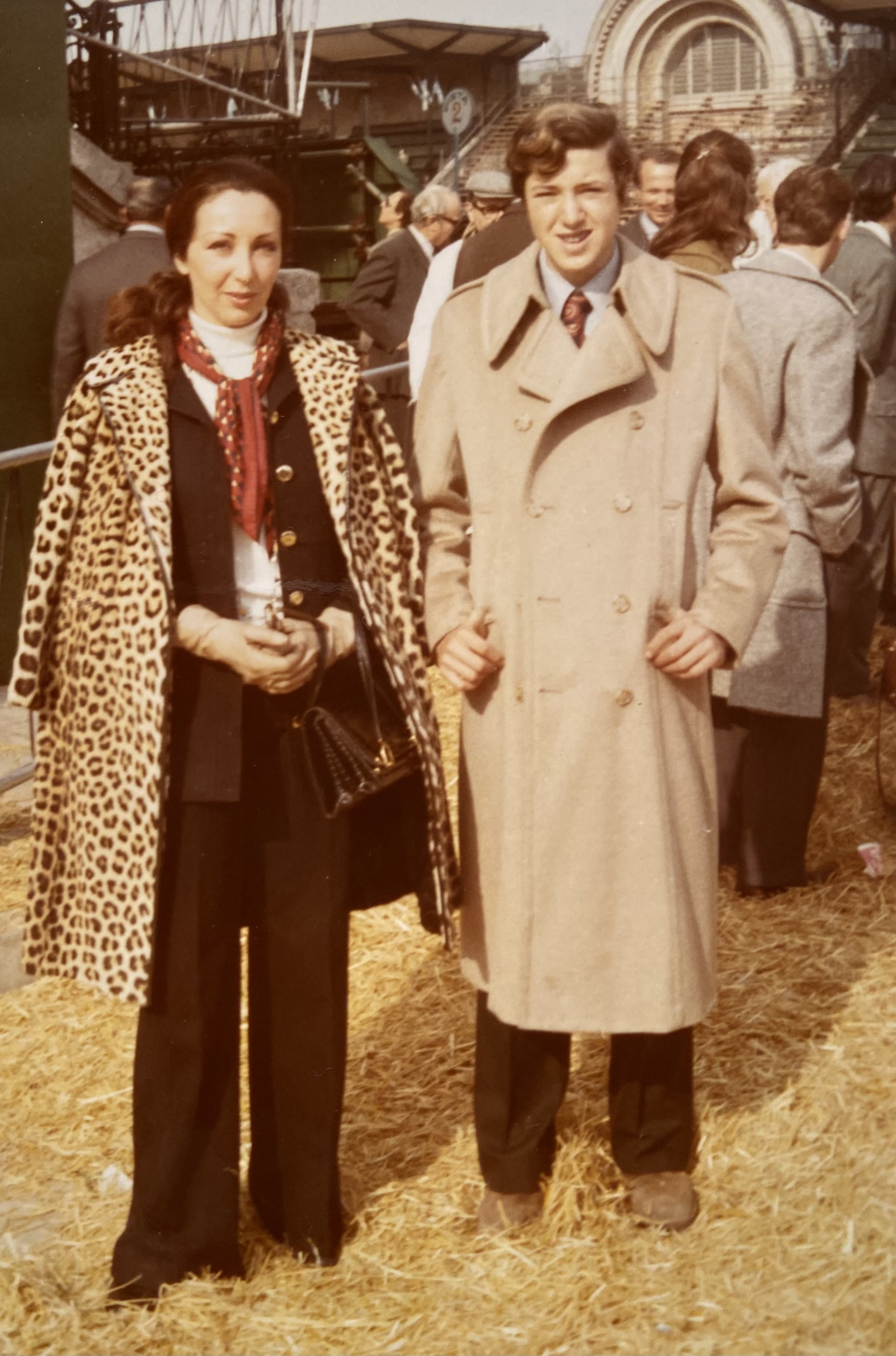 Alejandro Roemmers y su madre Heba Colmann.