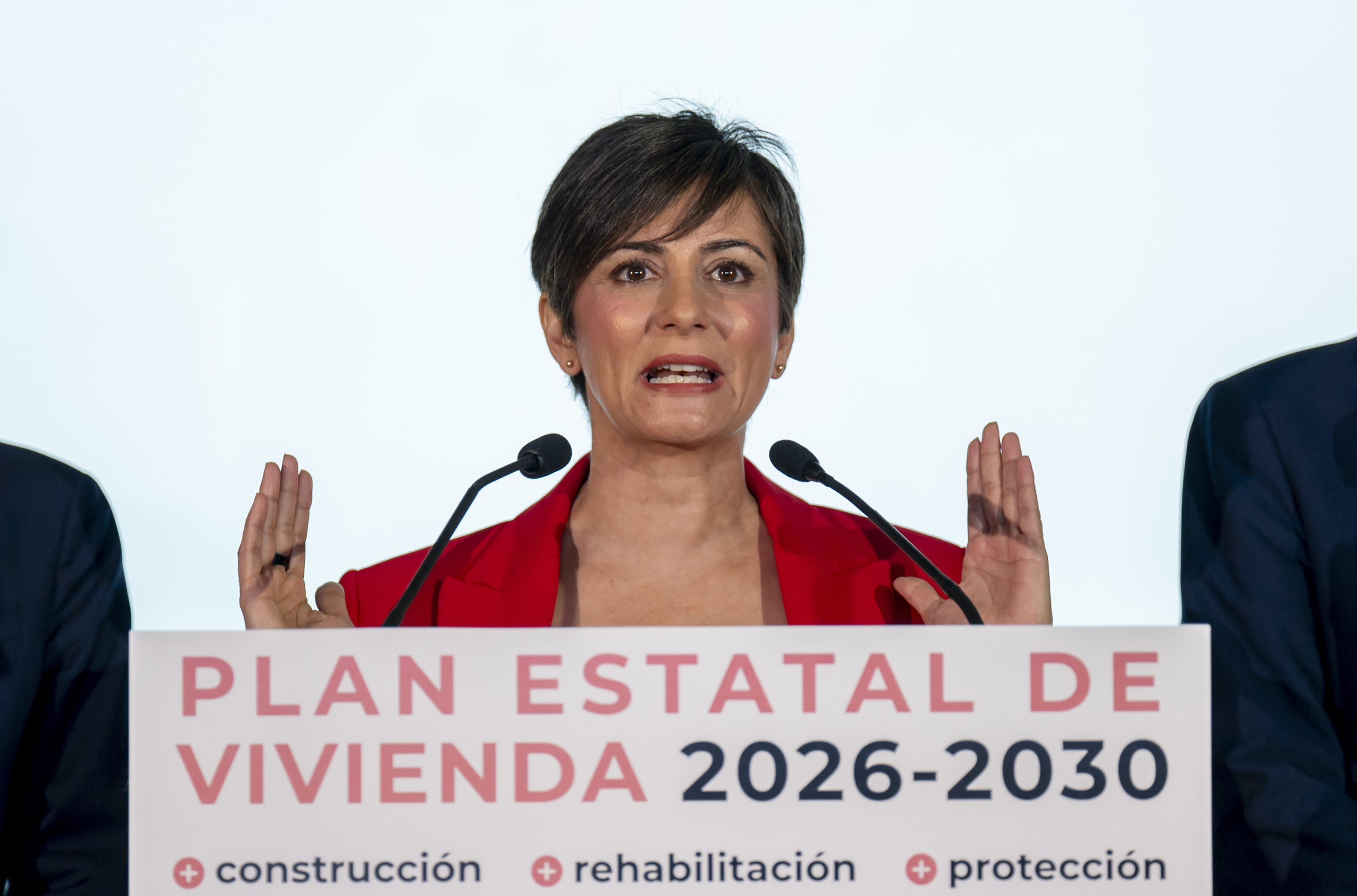 La ministra de Vivienda, Isabel Rodríguez, ayer en Madrid.