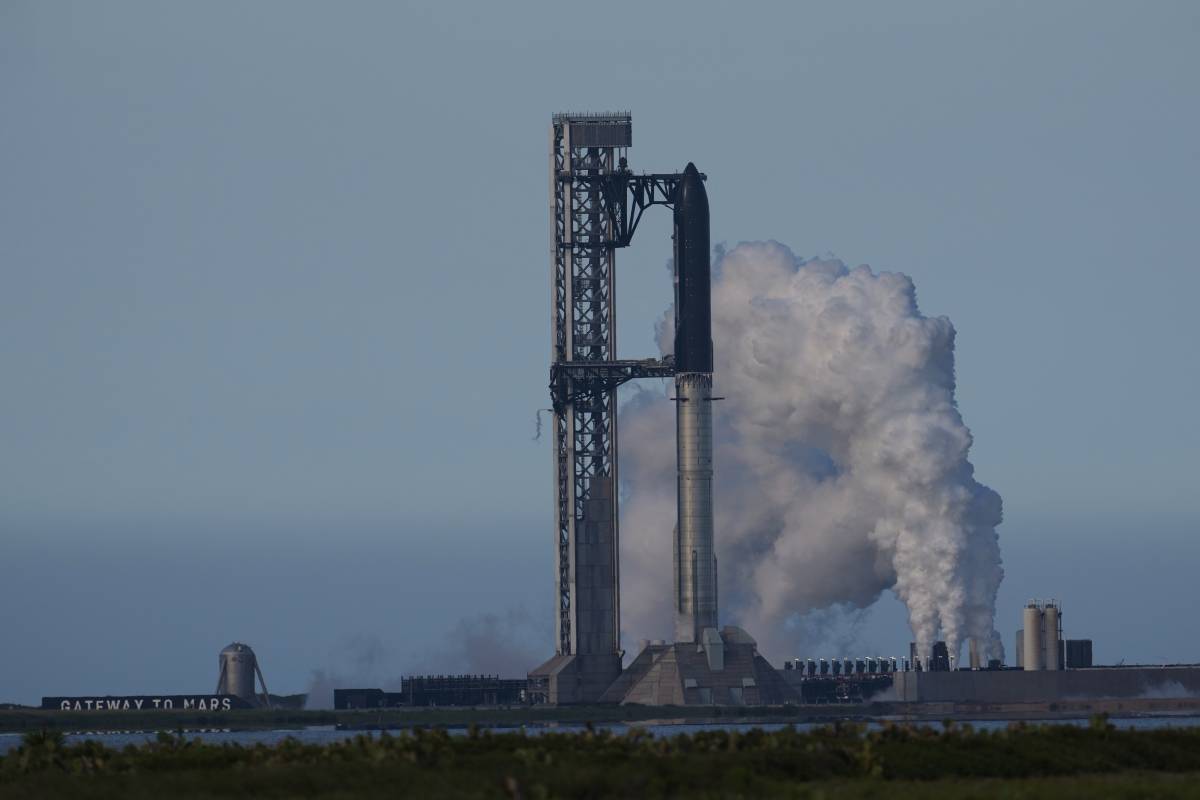 El cohete Starship de SpaceX en Starbase
