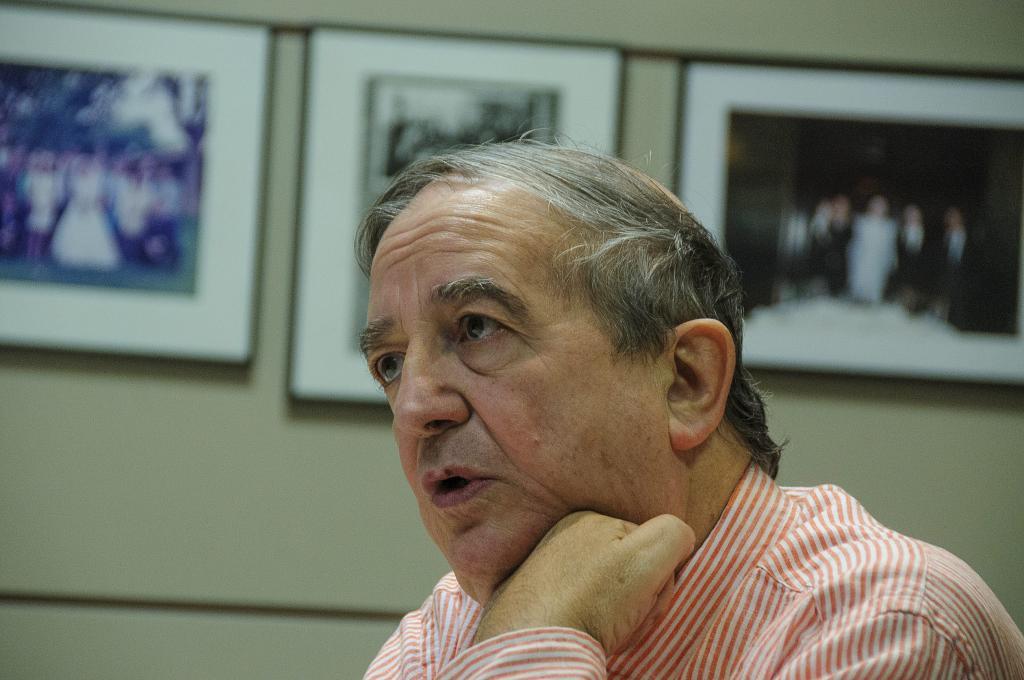 Iñaki Anasagasti, ex portavoz del PNV en el Congreso, en una entrevista en 2014.