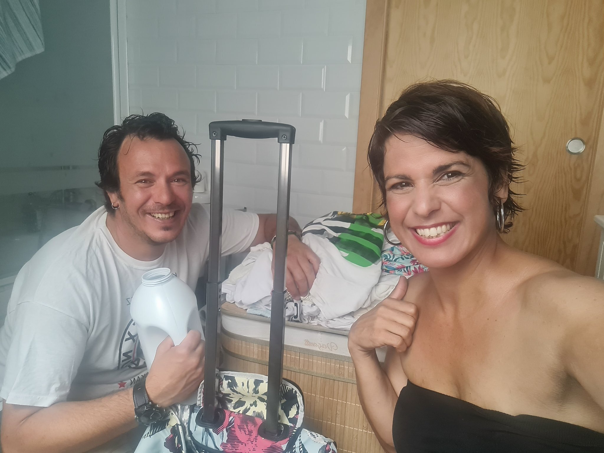 La pareja en hace cuatro a�os