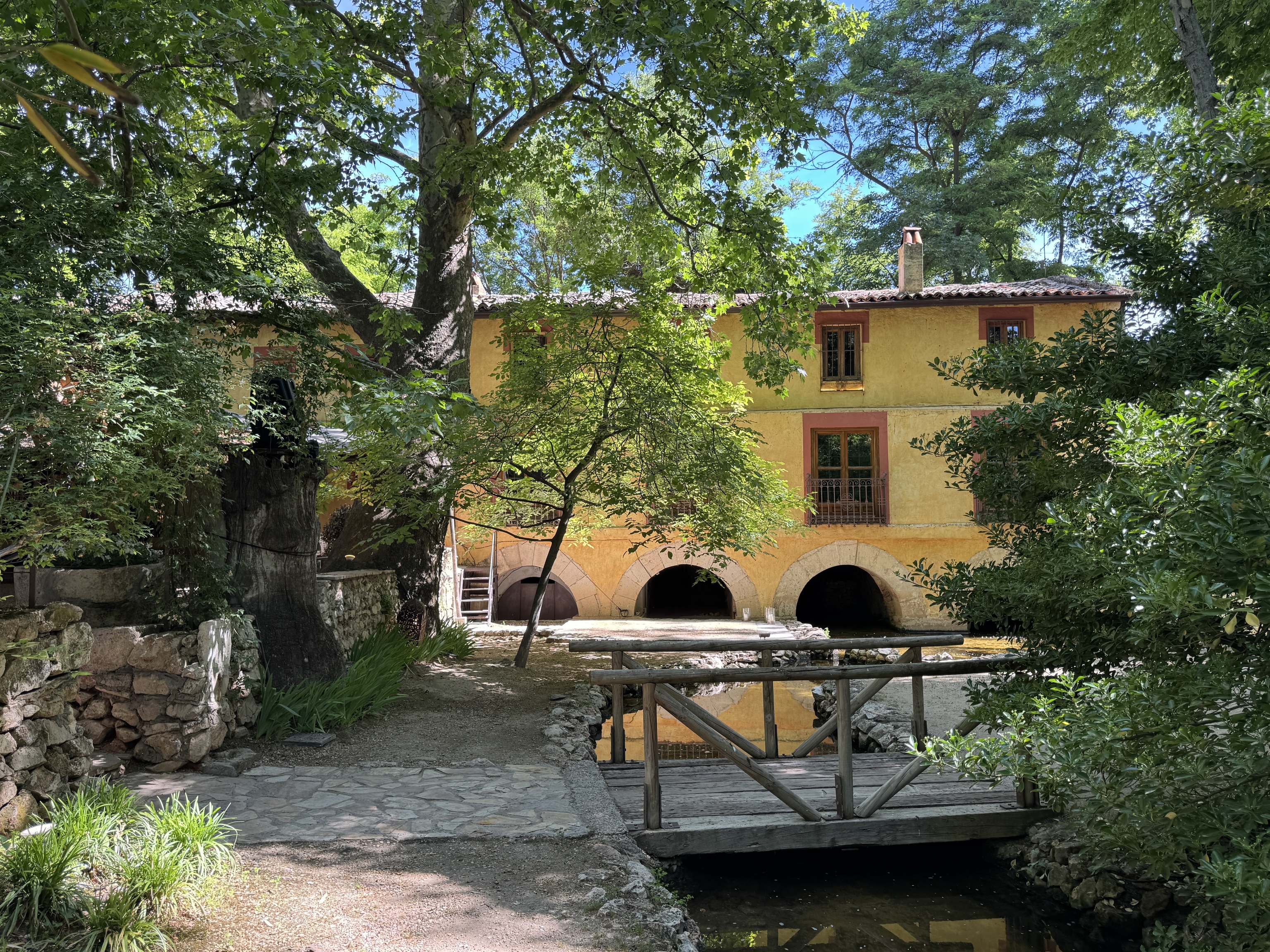 El Molino del Manto, donde estuvo el prestigioso m�dico, en una imagen reciente.
