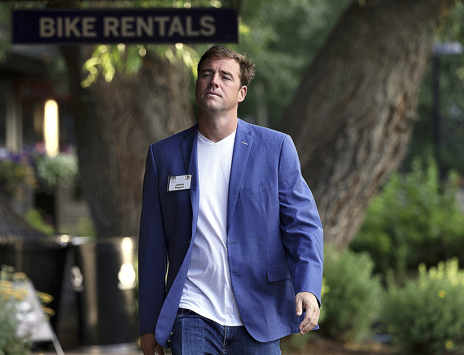 James Rogers, en una imagen tomada en Sun Valley (Idaho), en julio de 2021.