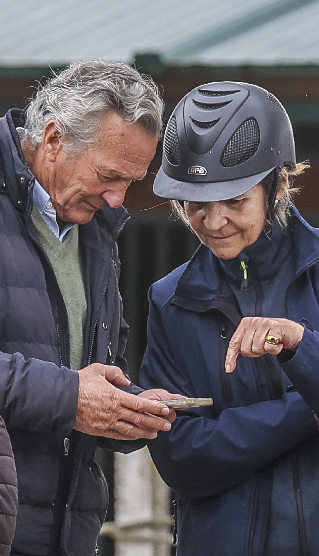 Luis Astolfi y la Infanta Elena de Borb�n y durante el Seville Horse Tour 2026 en Carmona