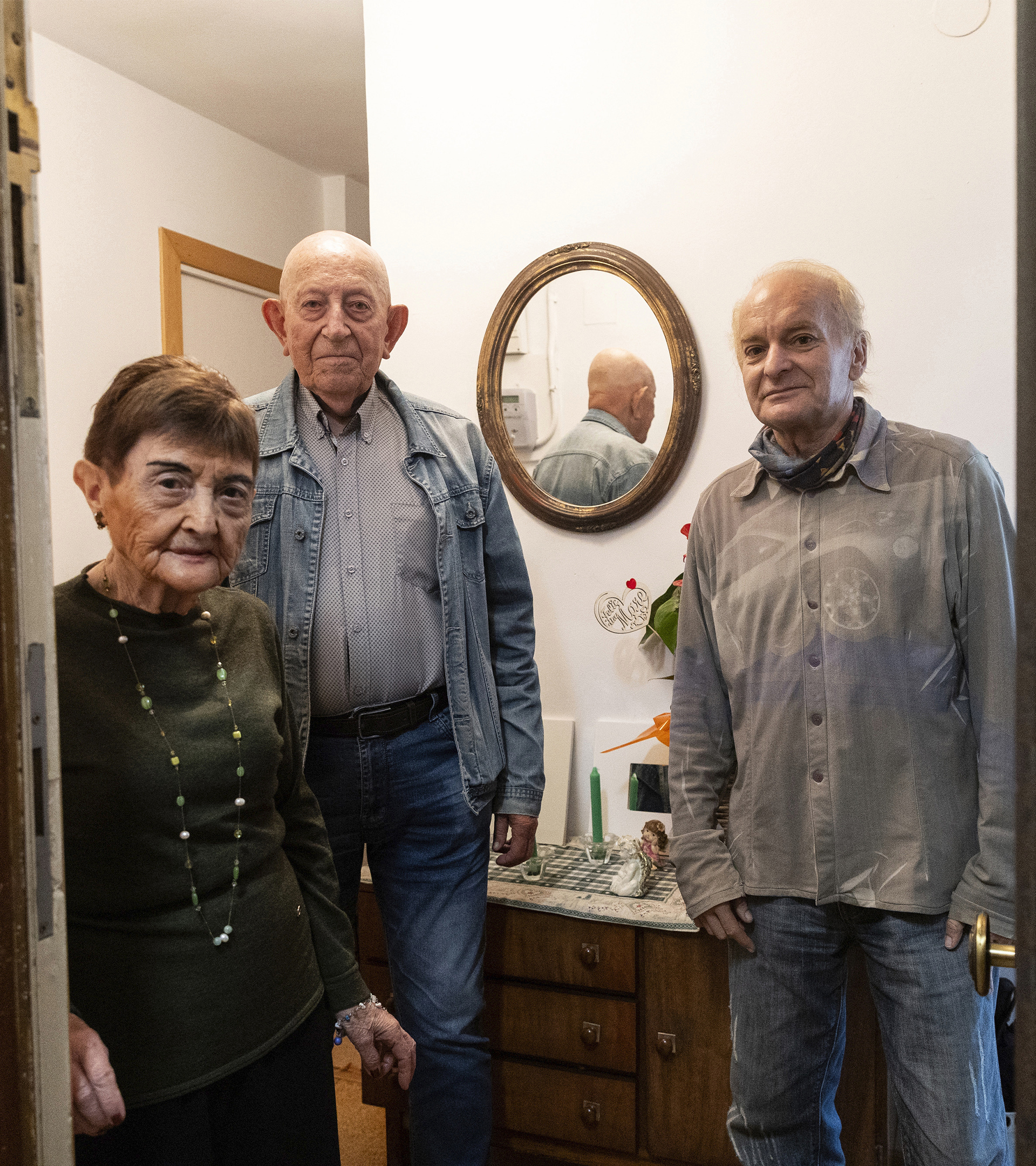 Dolors, Manuel y Jaume.