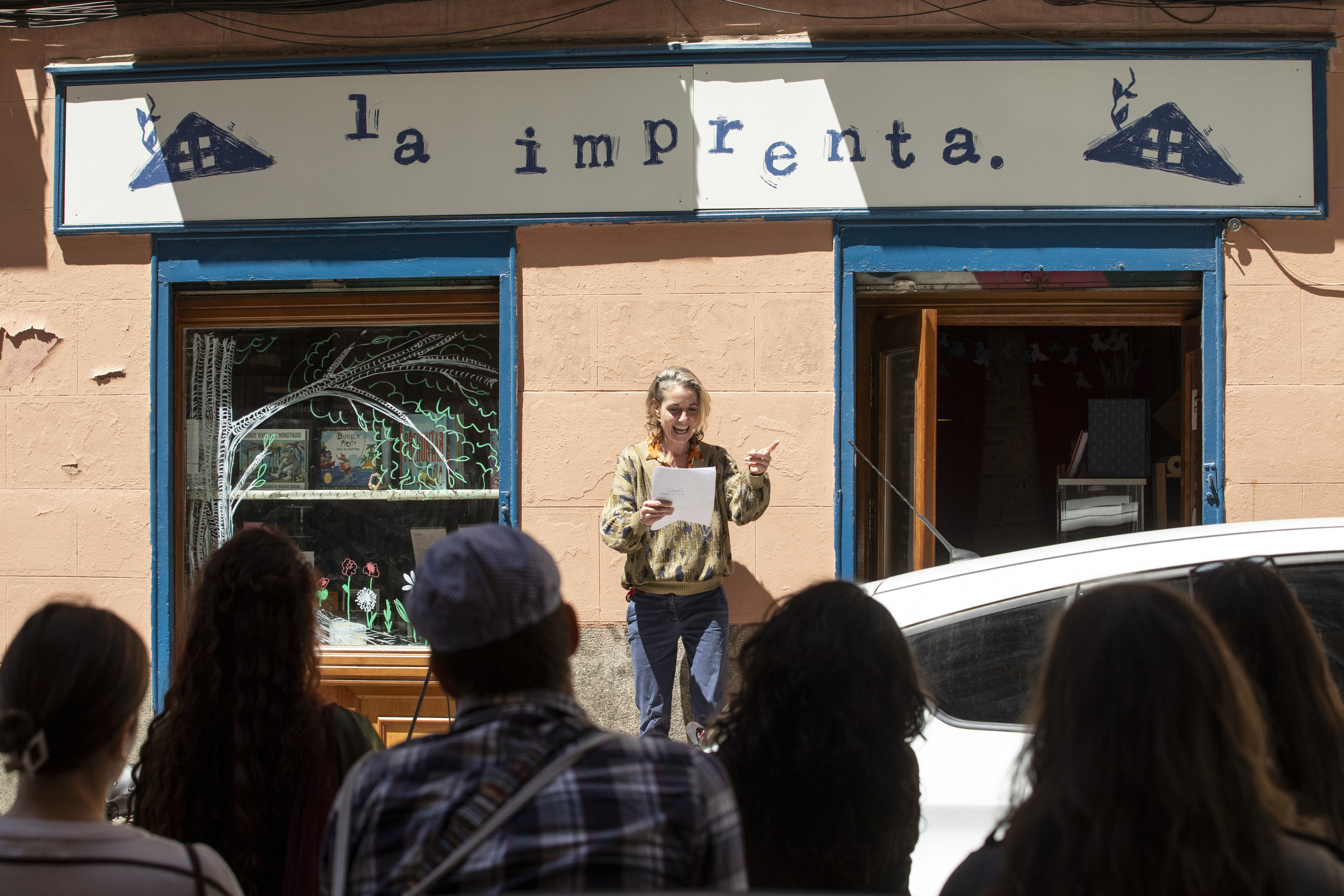 El recital de presentaci�n del libro, en La Imprenta, en Malasa�a.