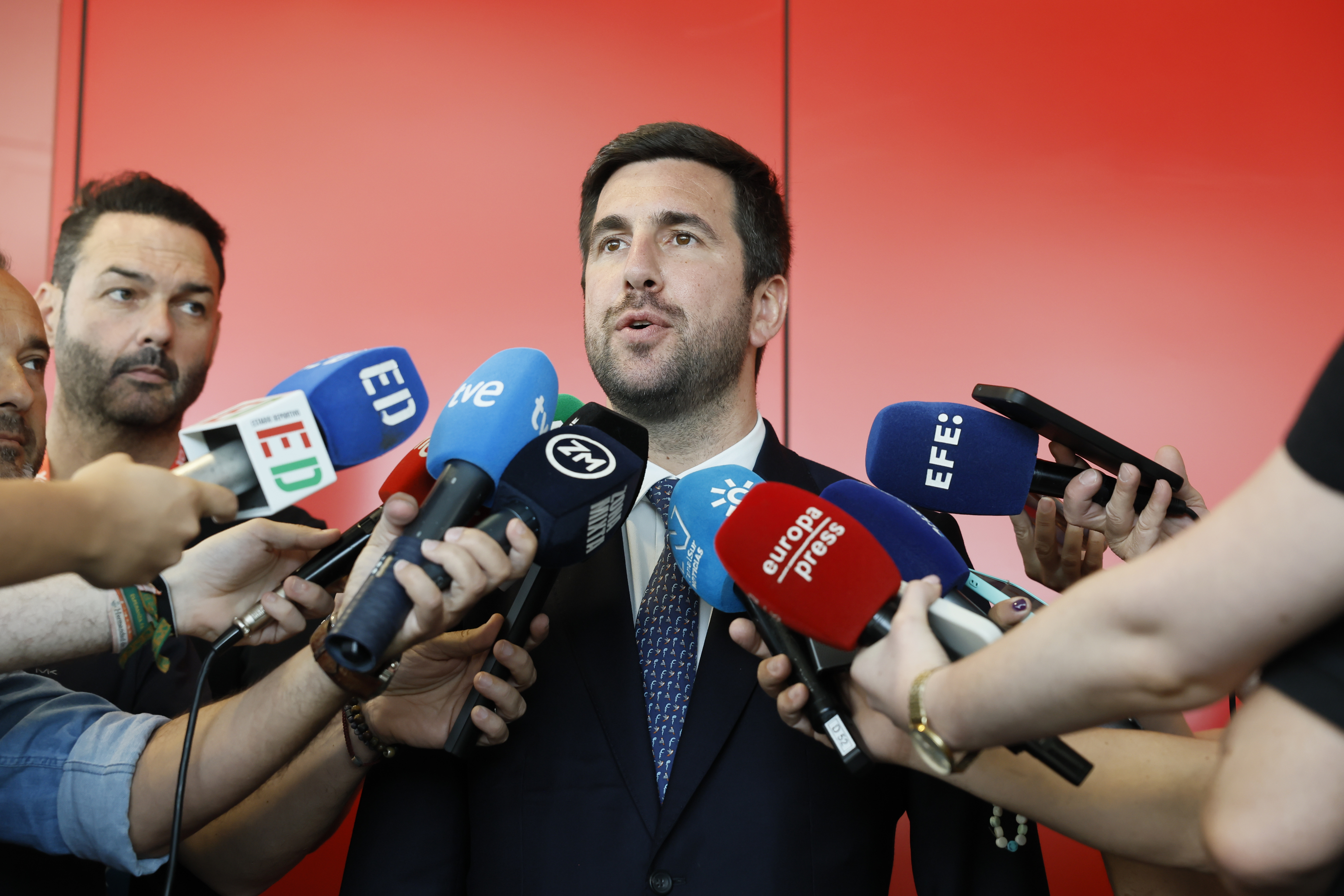 Enrique Riquelme, este viernes en Sevilla
