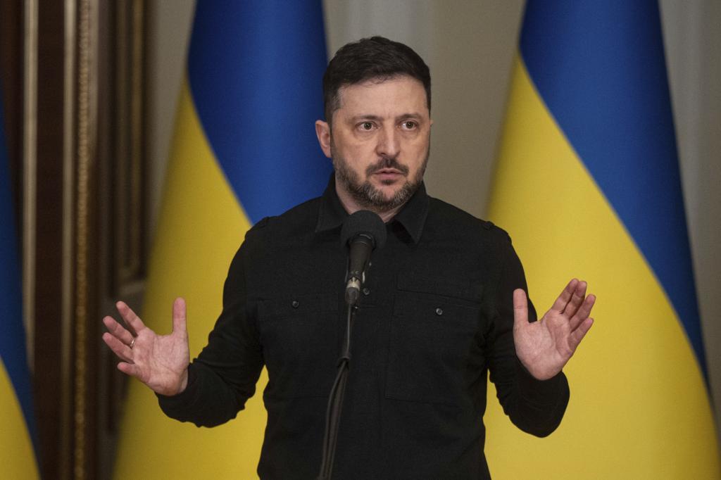 El presidente ucraniano, Volodimir Zelenski, en una imagen del pasado mes de febrero.