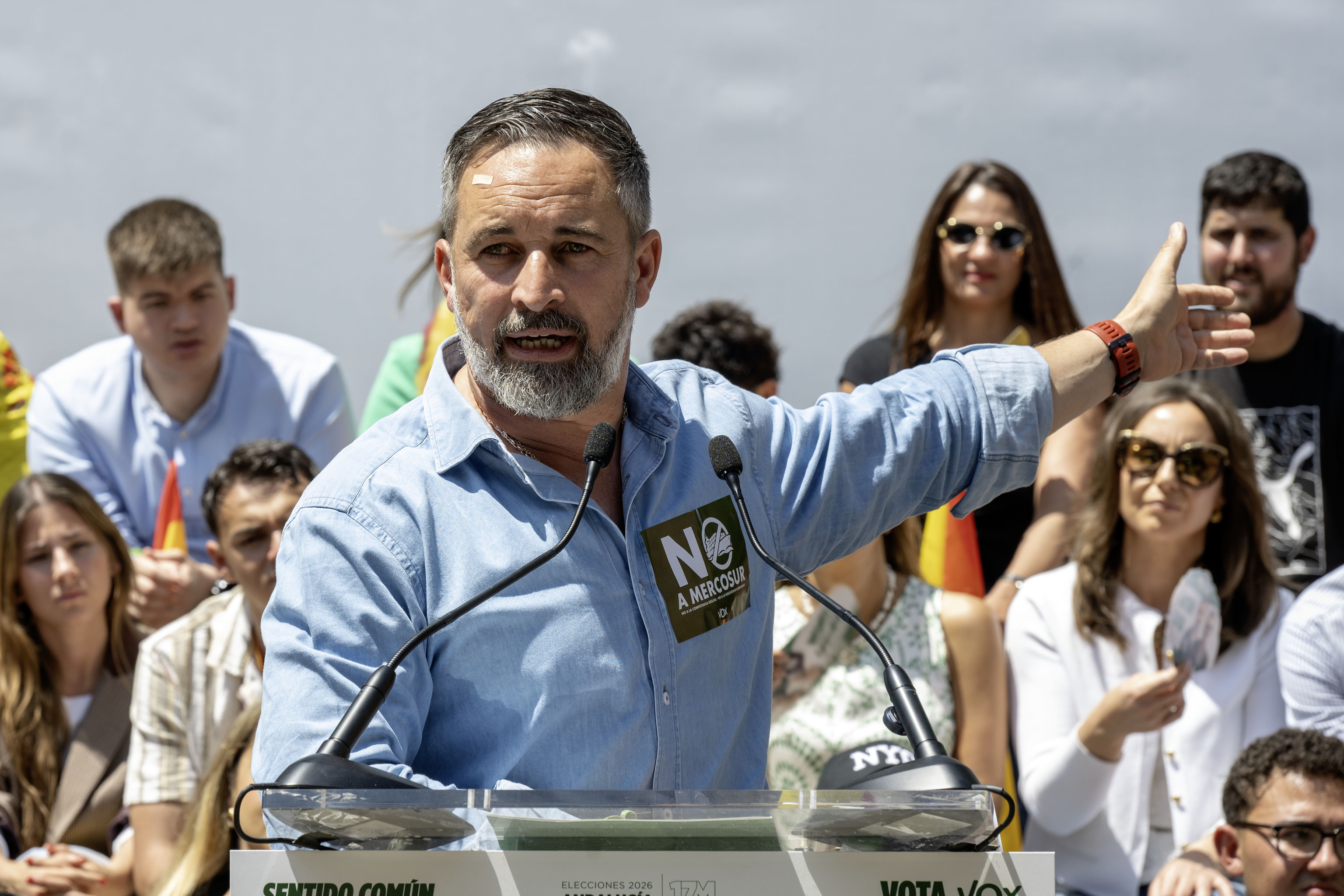 El l�der de Vox, Santiago Abascal.