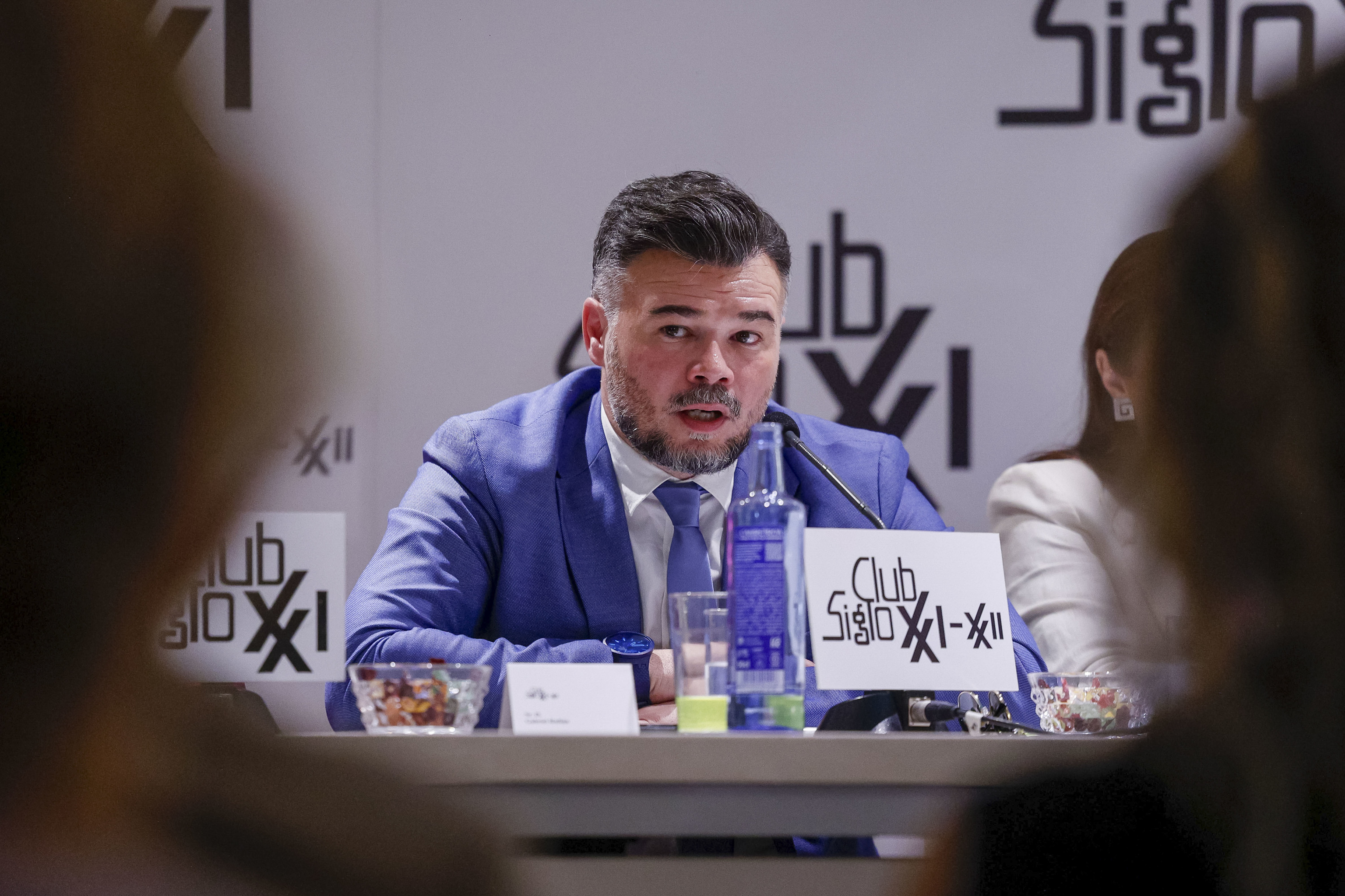 El portavoz parlamentario de ERC, Gabriel Rufi�n.