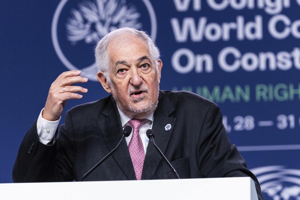 C�ndido Conde-Pumpido, presidente del Tribunal Constitucional.