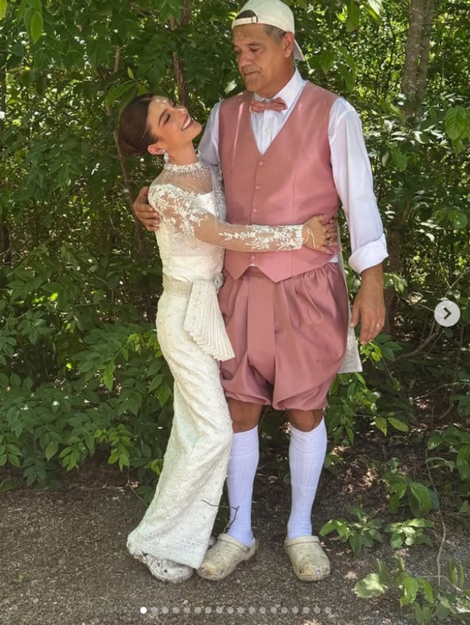 Frank Cuesta y Paloma Ram�n, en una foto compartida por la valenciana en Instagram.