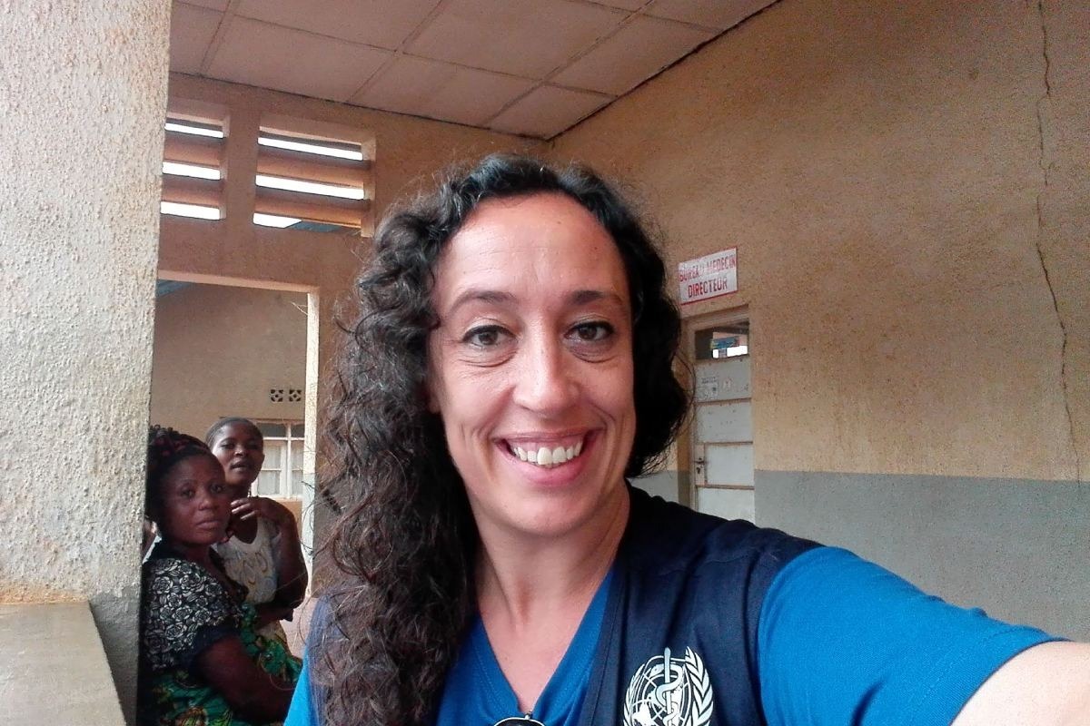 Marta Lado, asesora de la Organización Mundial de la Salud (OMS) en Sierra Leona.