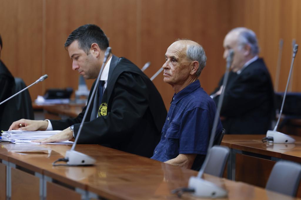 El acusado, José Jurado Montilla, durante el juicio por la muerte de un joven en los Montes de Málaga.