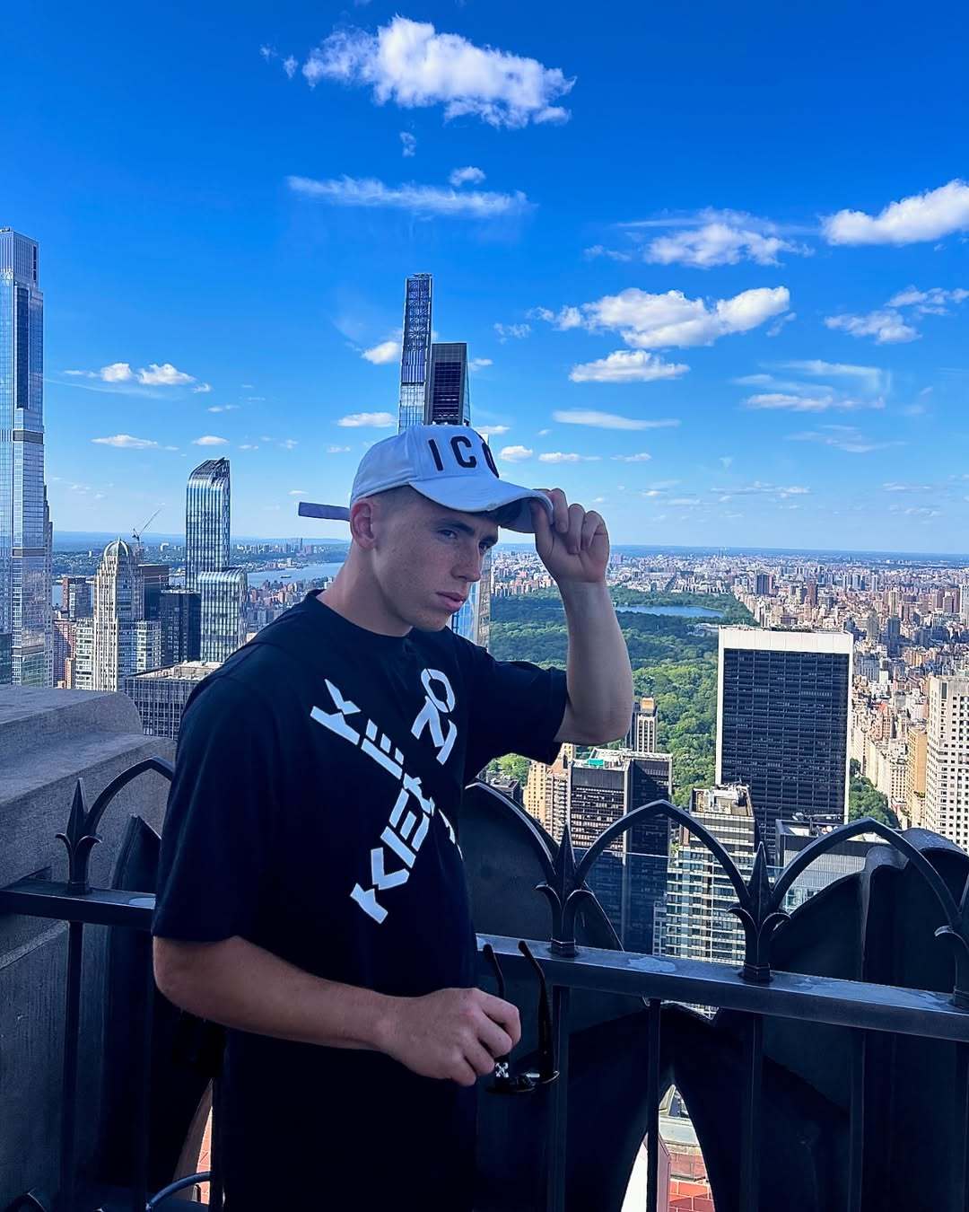 El futbolista Víctor Muñoz en una foto de sus redes sociales