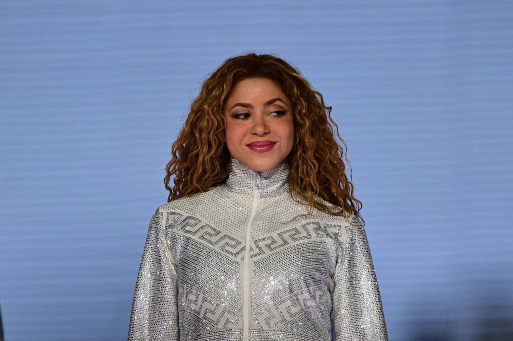 La cantante colombiana, Shakira.