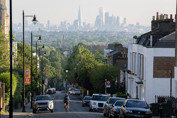 Imagen del skyline de Londres desde Crystal Palace.