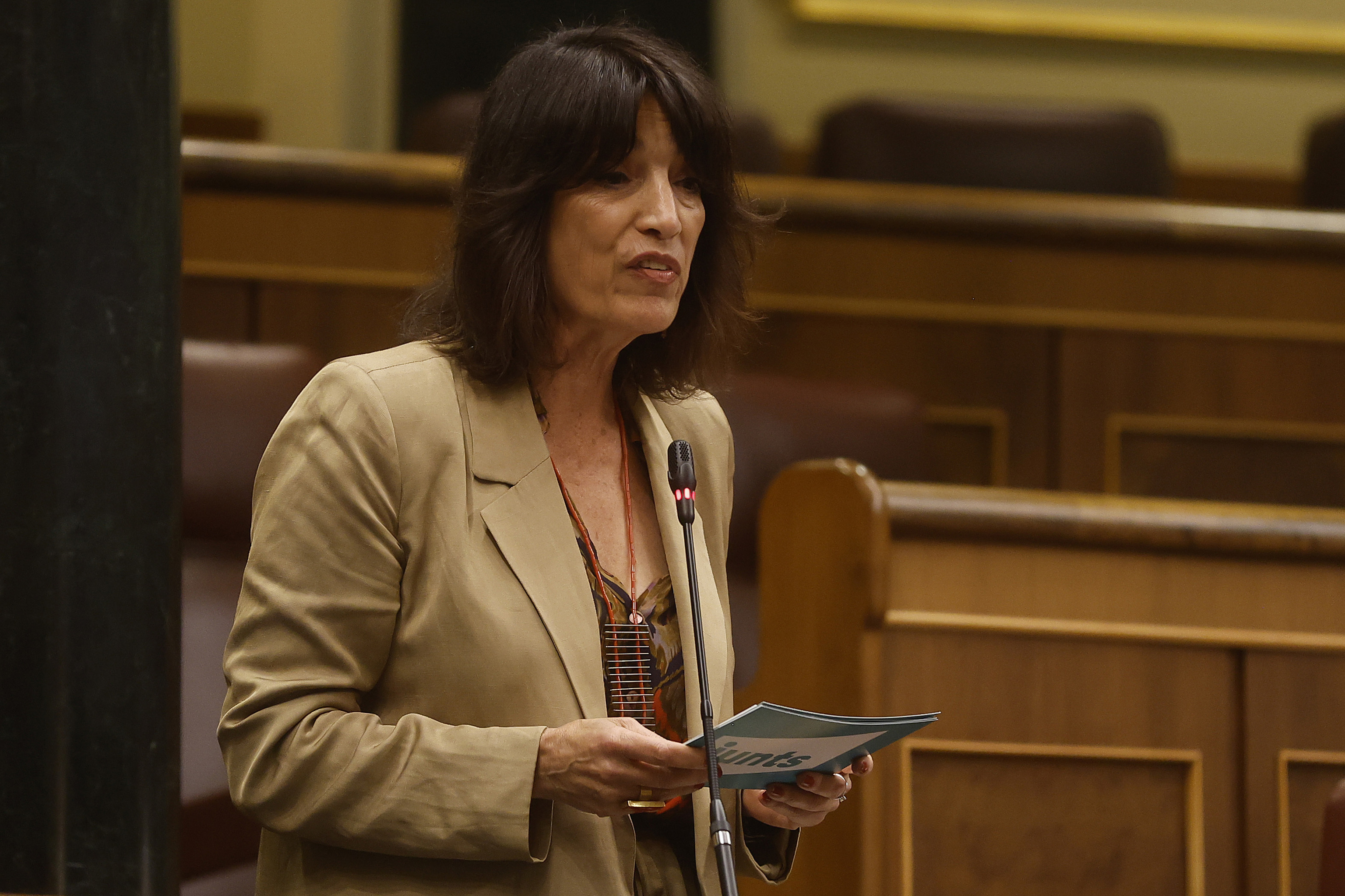 La diputada de Junts en el Congreso, Pilar Calvo.