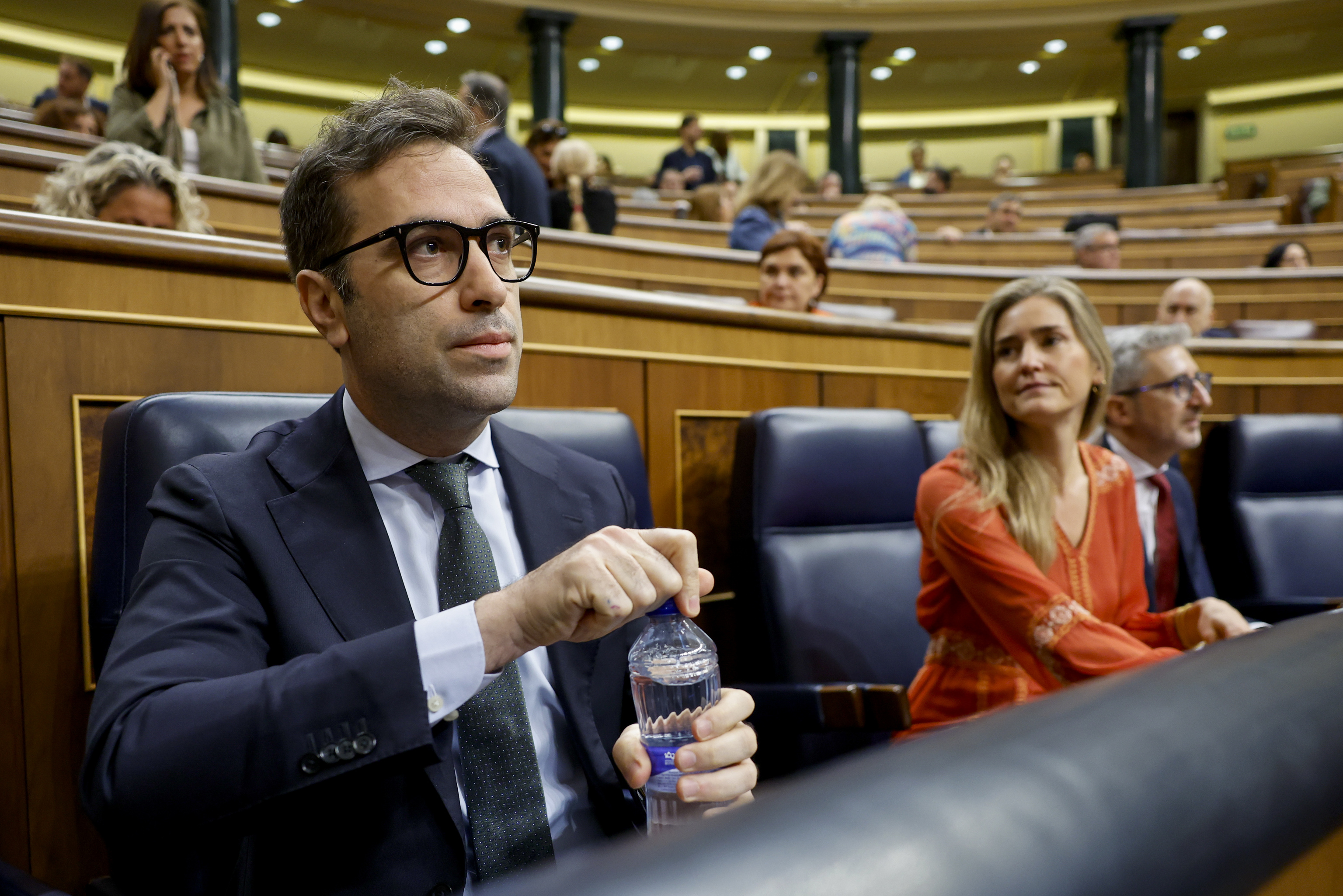 El ministro de Economía y Vicepresidente Primero del Gobierno, Carlos Cuerpo, en el Congreso.