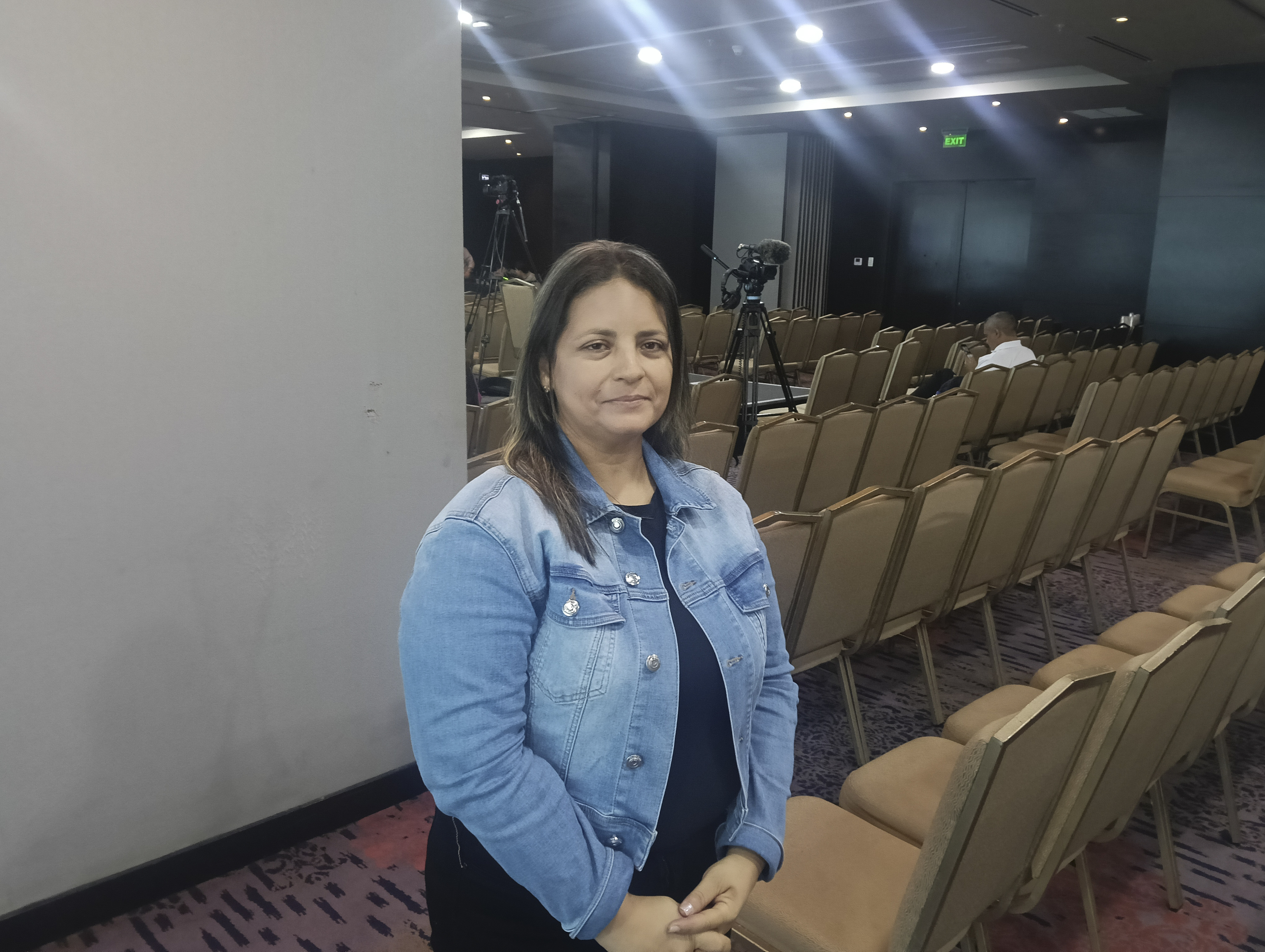 Ámbar Castillo, madre de Samantha y Aranza.