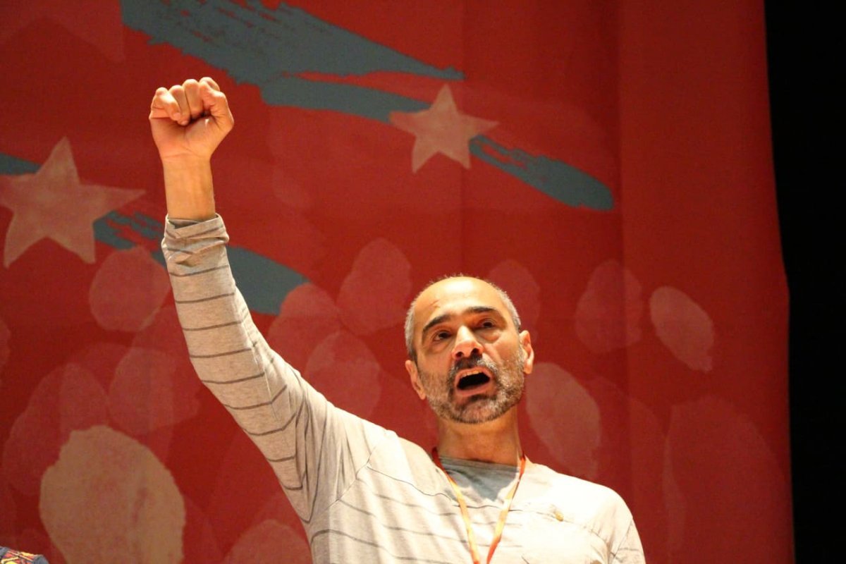El sindicalista Antolín Alcántara.