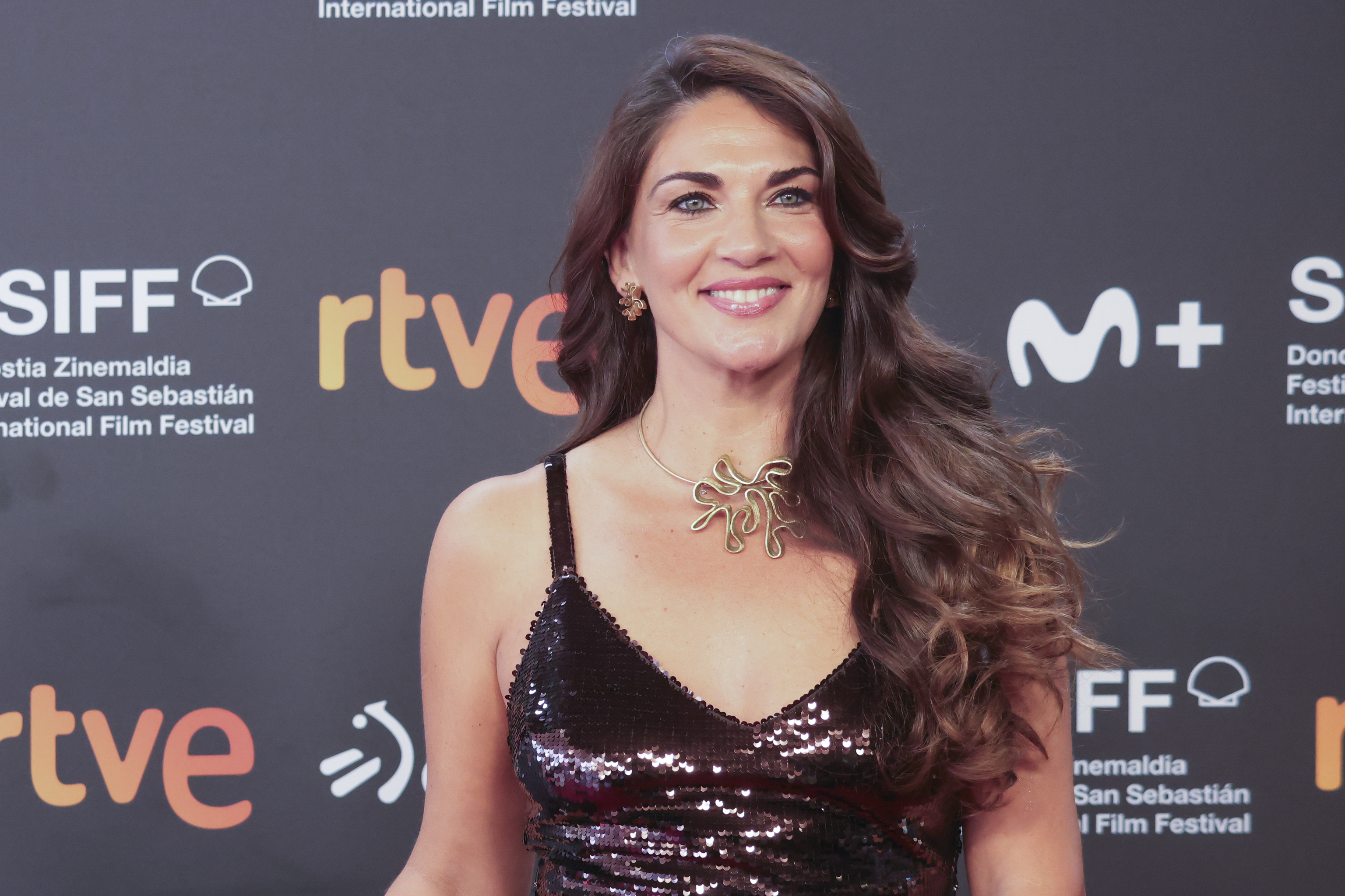 Lorena Bernal, en el photocall del Festival de San Sebastián de 2025, donde se presentó su última película, 'Ya no quedan junglas'.