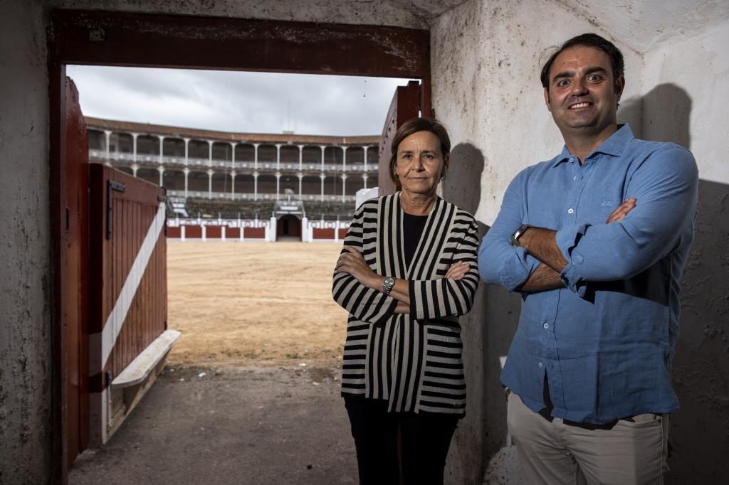 La alcaldesa de Gijón, Carmen Moriyón, y el empresario Carlos Zúñiga