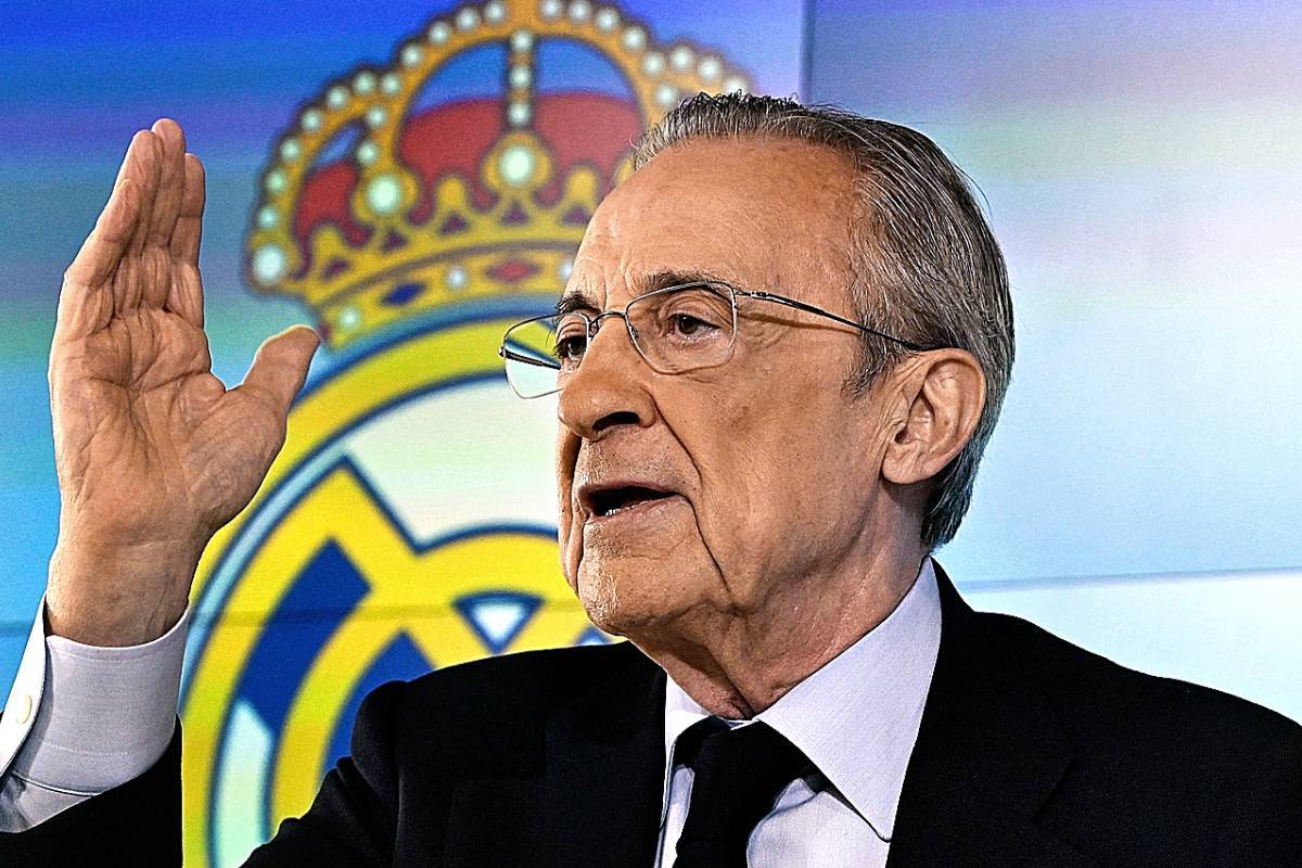 El presidente del Real Madrid, Florentino Pérez