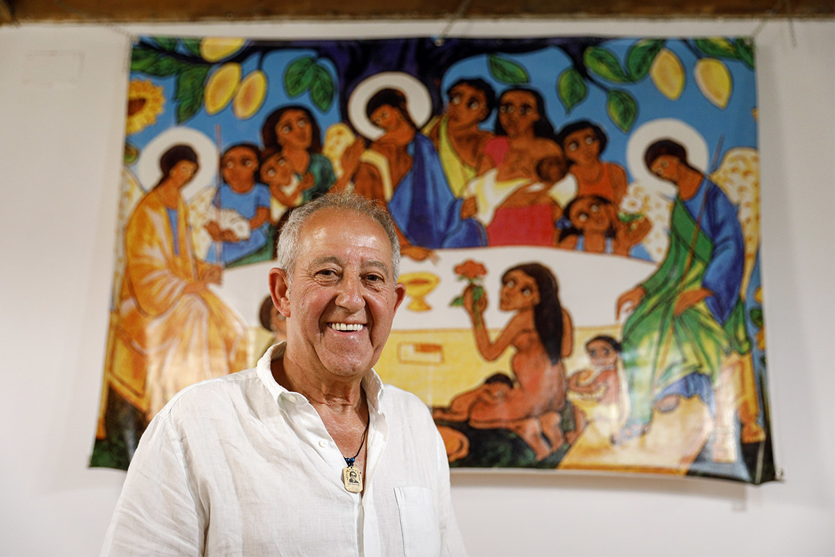 El cura Jorge de Dompablo en Nuestra Señora de la Guía.