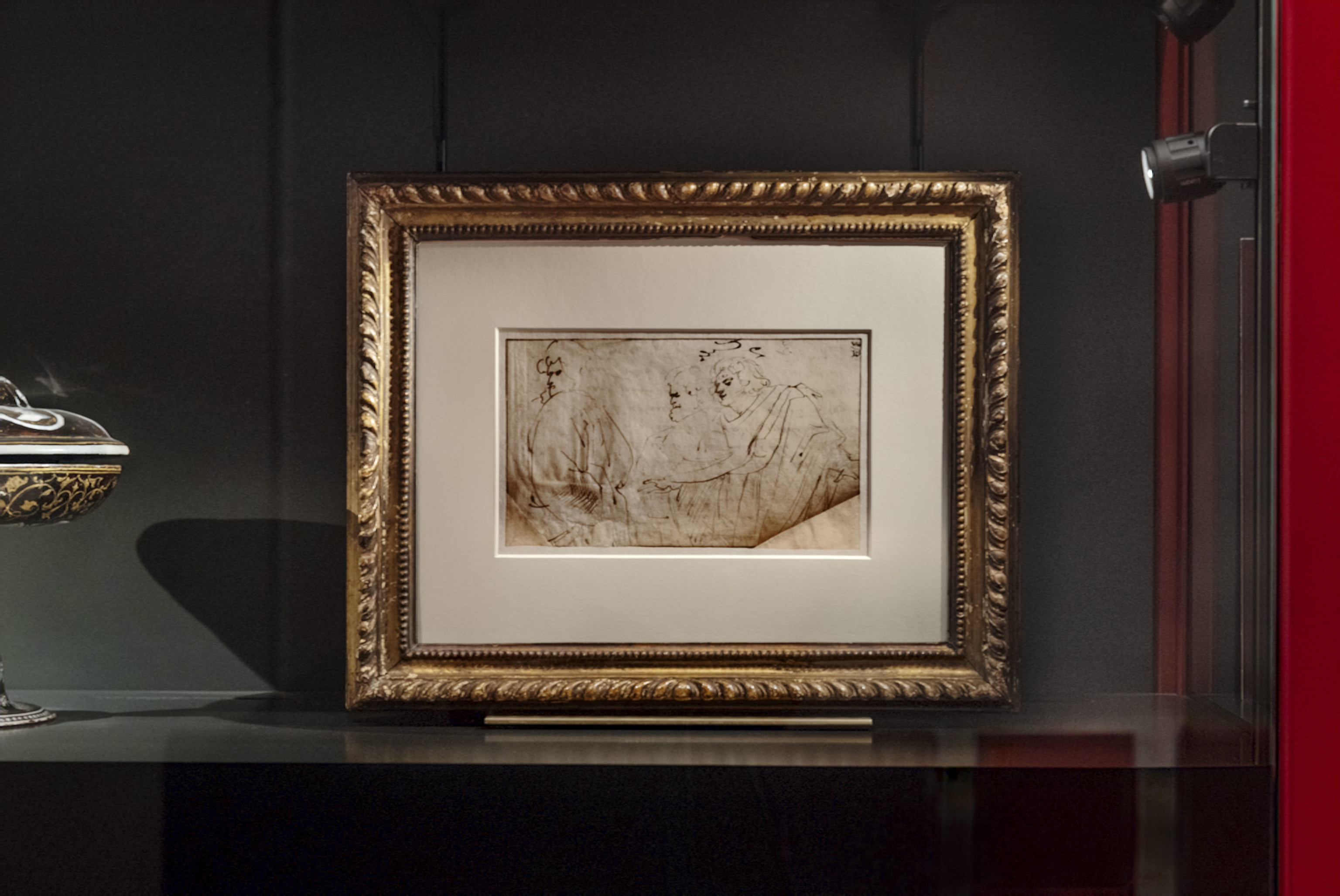 Un dibujo del pintor Pedro Pablo Rubens que representa a tres apóstoles y un manuscrito redactado cuando tenía 30 años.