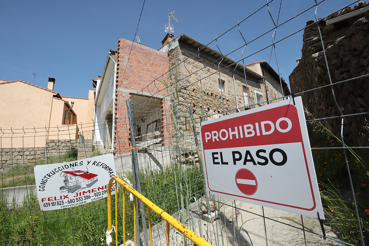 La casa familiar de los Díaz García en Hoyocasero, Ávila.