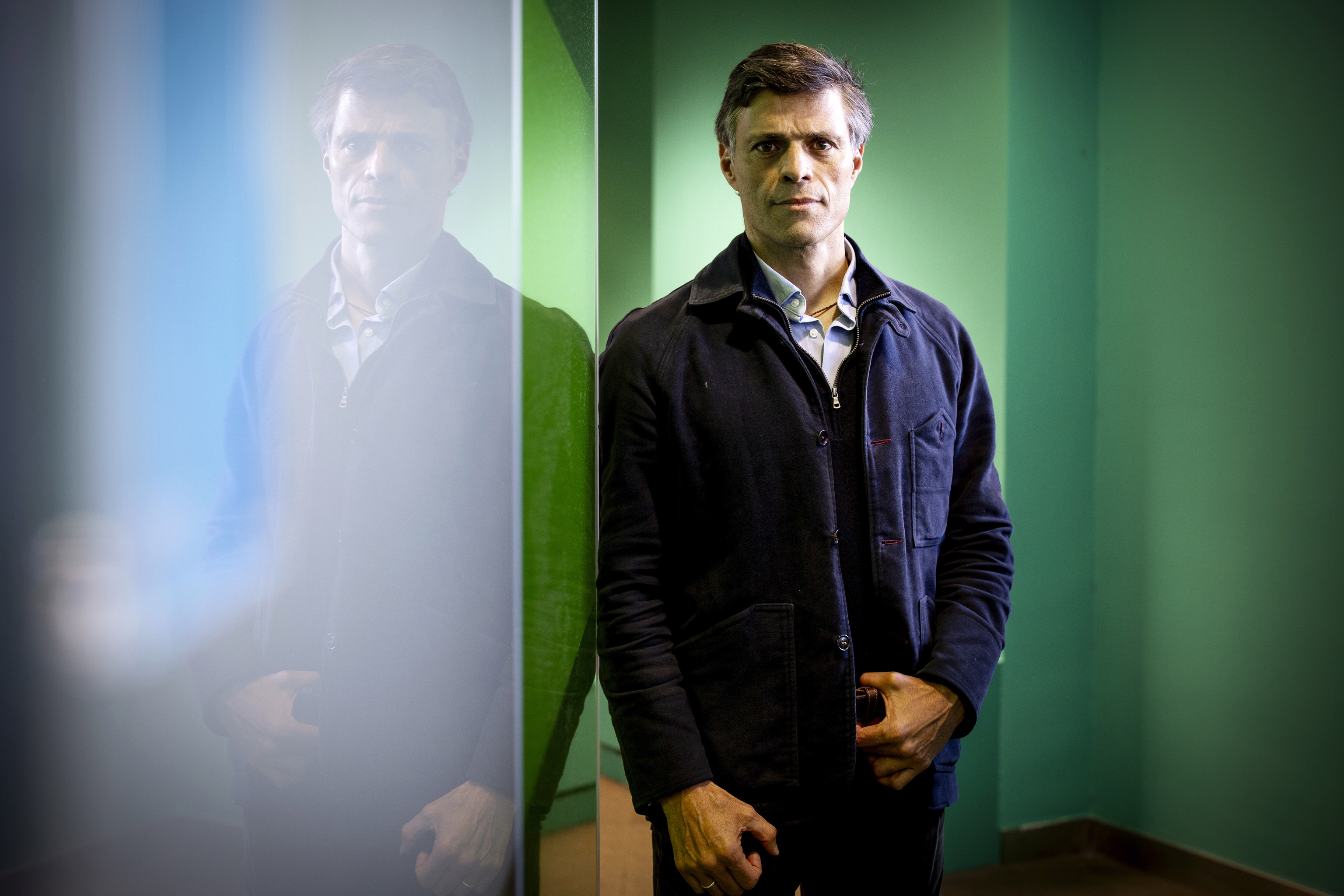 Leopoldo López en Madrid.