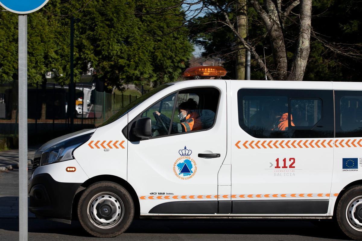 Un vehículo del 112 Galicia.