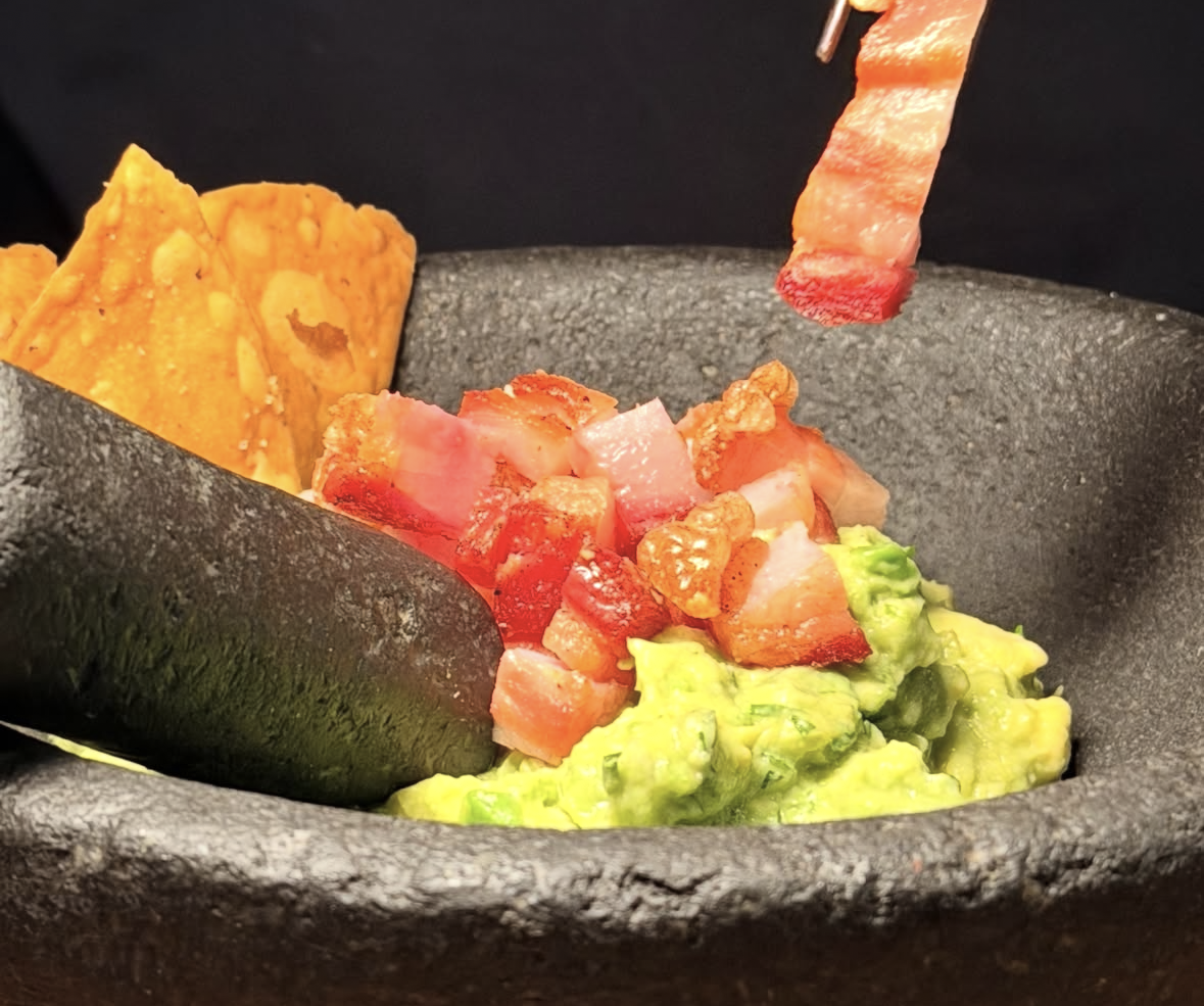 El guacamole de La Bistroteca, que también pidió Jordan.
