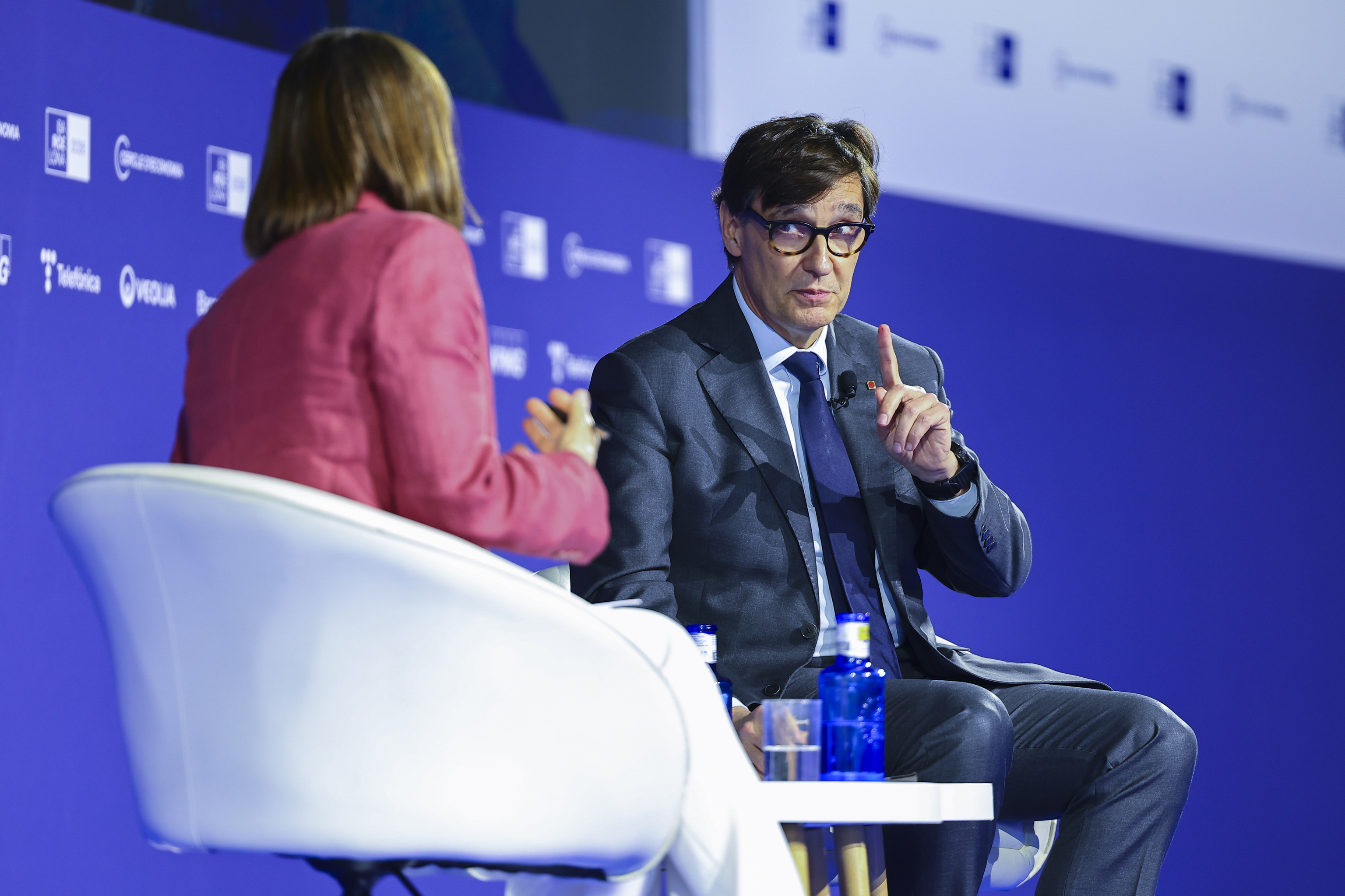 El presidente de la Generalitat, Salvador Illa, en jornada inaugural de la Reunión anual del Círculo de Economía.