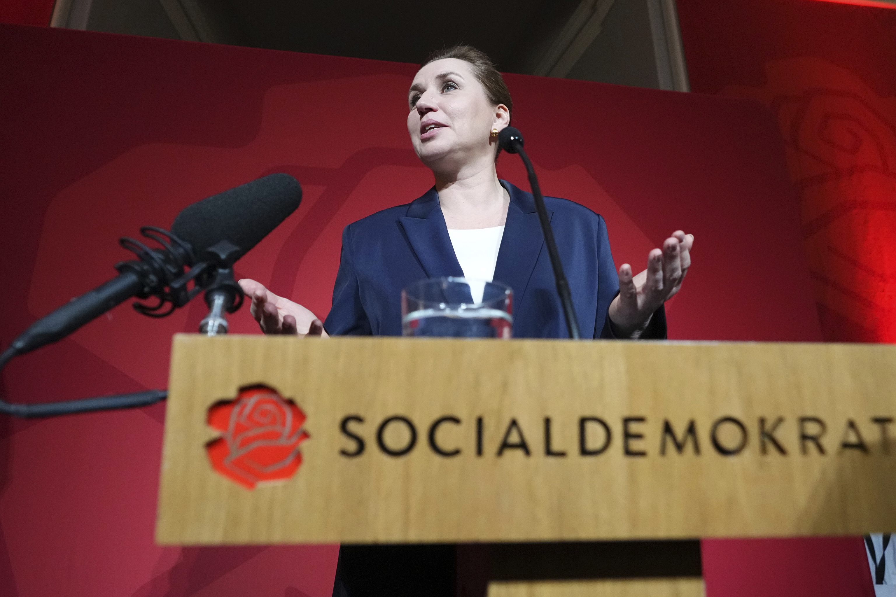 Mette Frederiksen tras las elecciones del pasado marzo.