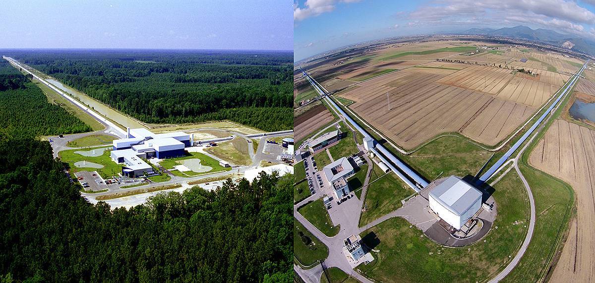 Los observatorios LIGO-Lousiana y Virgo