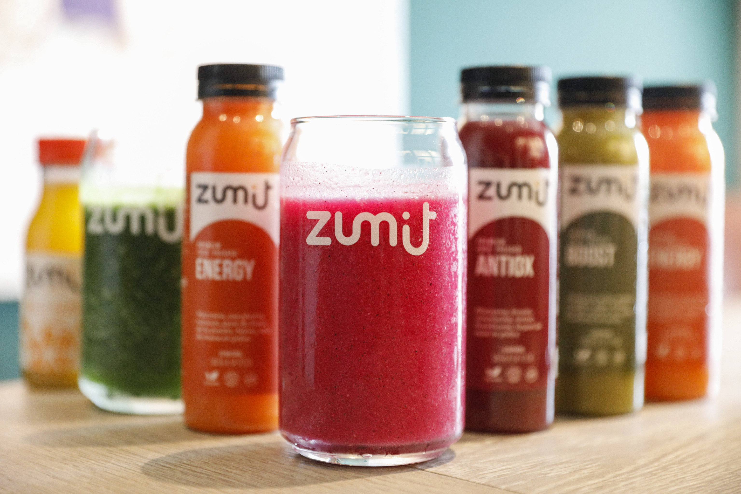 Algunos de los productos de Zumit.