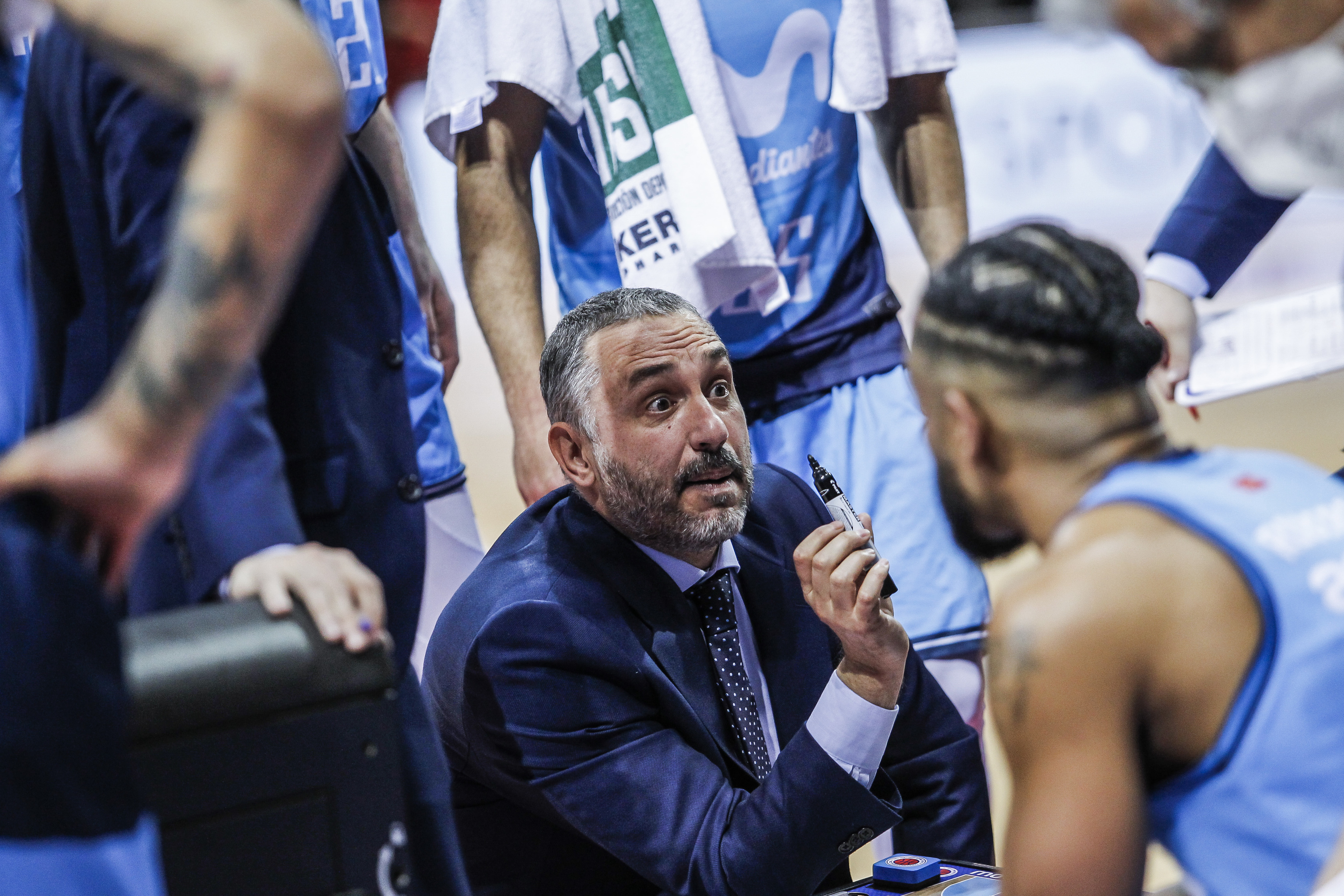 Cuspinera, durante su etapa como entrenador de Estudiantes.