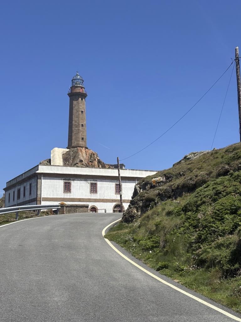El faro del cabo Villán, en Camariñas.